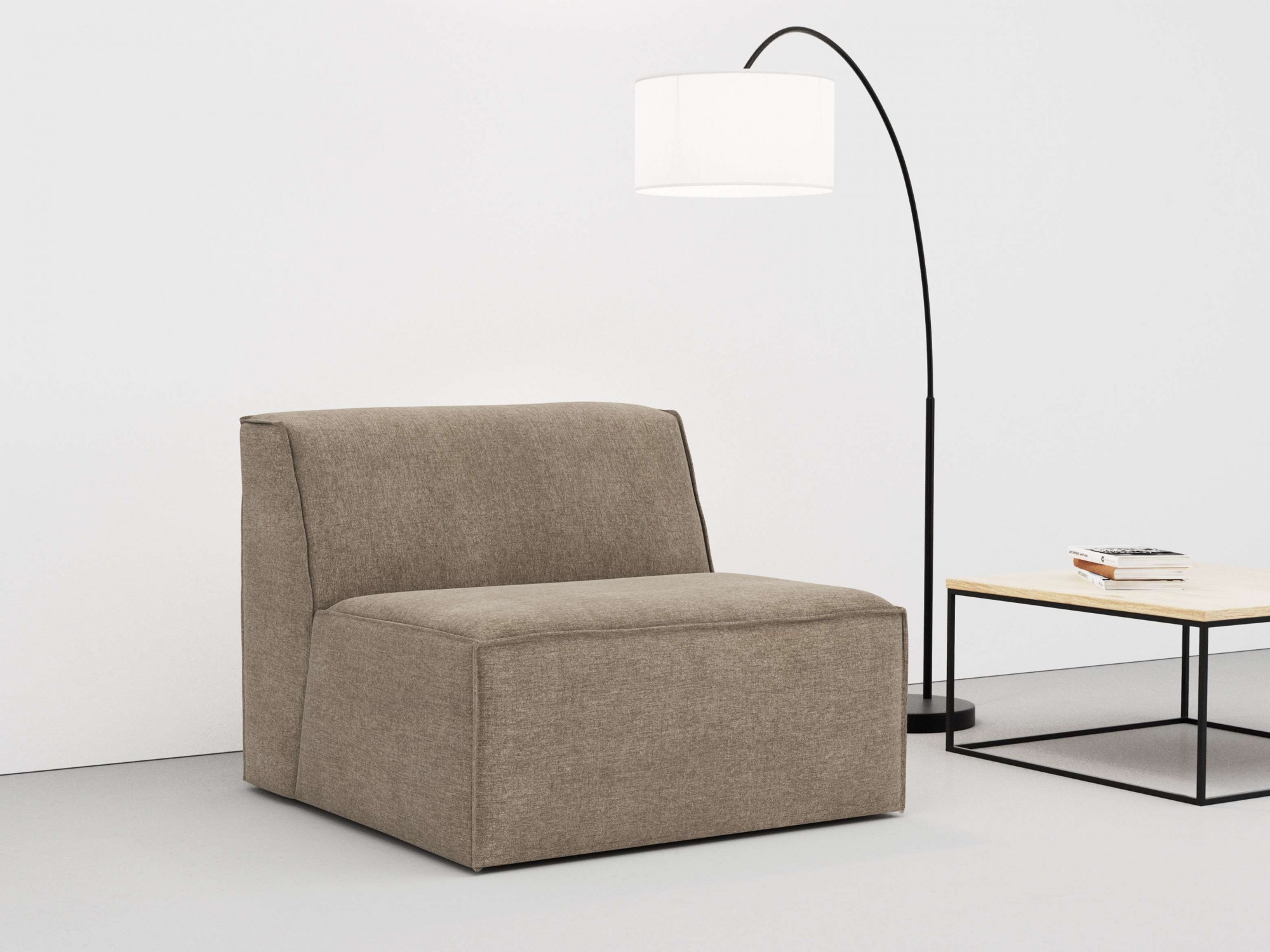 RAUM.ID Sofa-Mittelelement »Norvid«, modular, wahlweise mit Kaltschaum, Komfortschaum oder Taschenfederkern