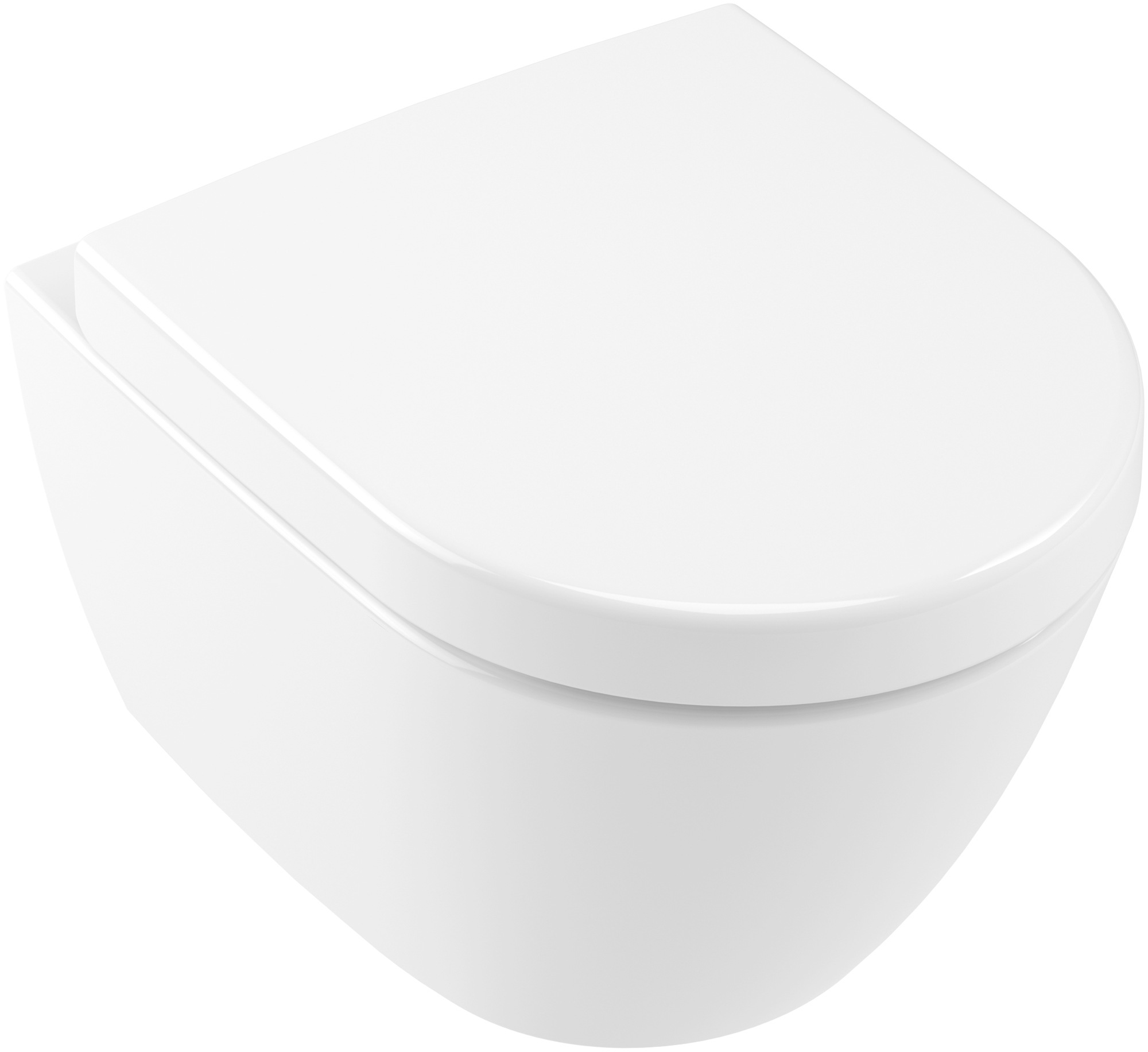 Villeroy & Boch Tiefspül-WC »Subway compact 2.0«, verkürzt ohne CeramicPlus Beschichtung, weiß