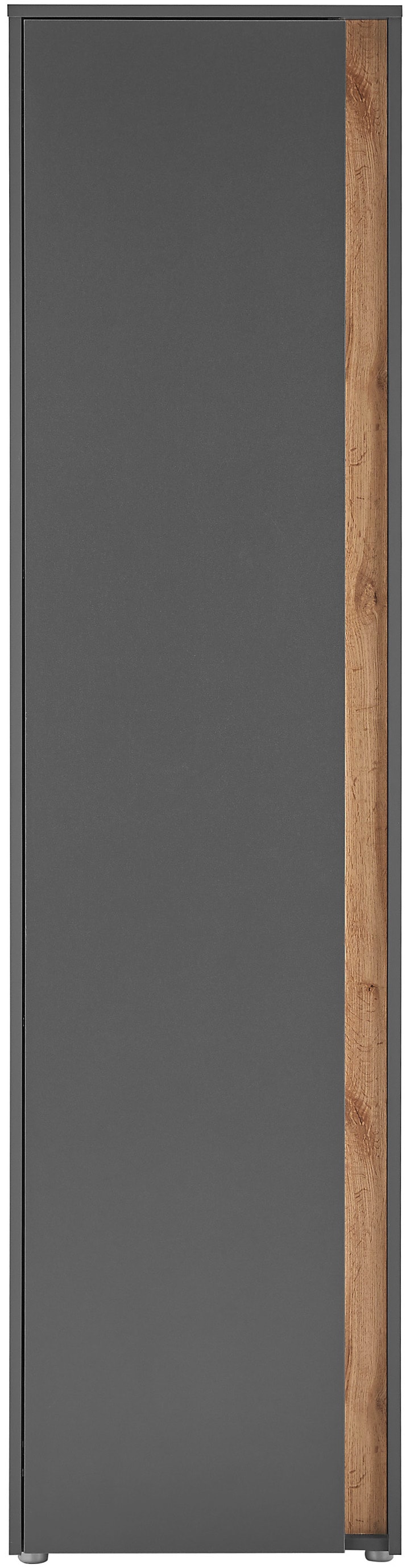 INOSIGN Garderobenschrank »GIRON/ CiTY, Schrank in Wotan Eiche, Kleiderschrank mit Stauraum«, 10 Fächer, modernes Design, Tür beidseitig montierbar, 50 cm breit