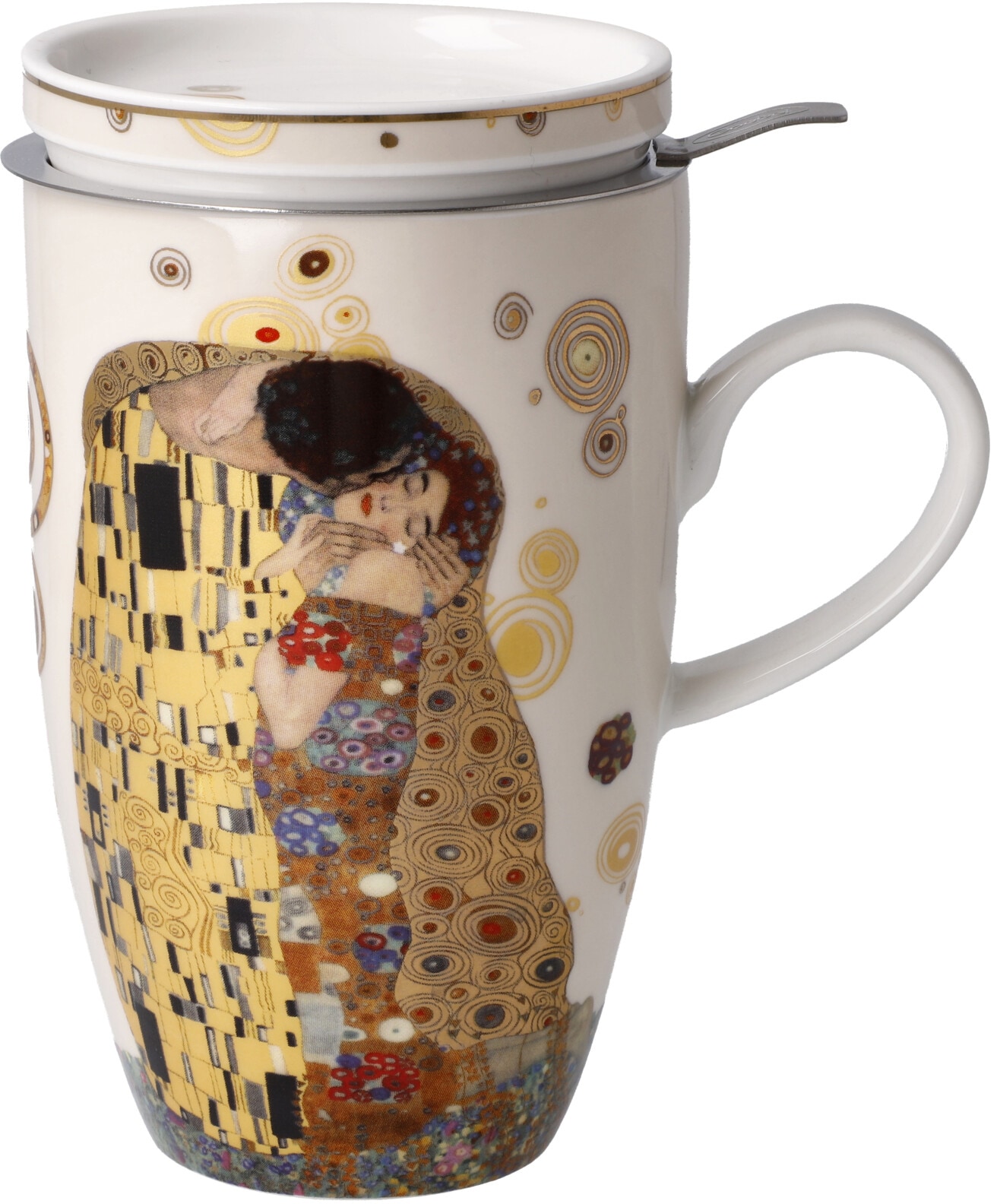 Goebel Tasse »Klimt«, Artis Orbis, Teetasse mit Deckel/Sieb, Metall, Gustav  Klimt - Der Kuss bestellen online bei OTTO | Schüsseln