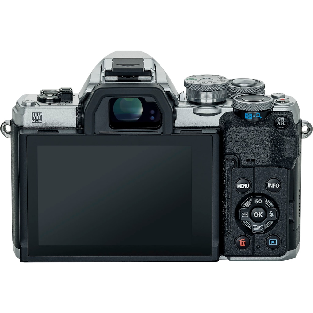 Olympus Systemkamera »E-M10 Mark IV«, M.Zuiko Digital ED 14‑42mm F3,5-5,6 EZ Pancake, 20,3 MP, Bluetooth-WLAN (WiFi)