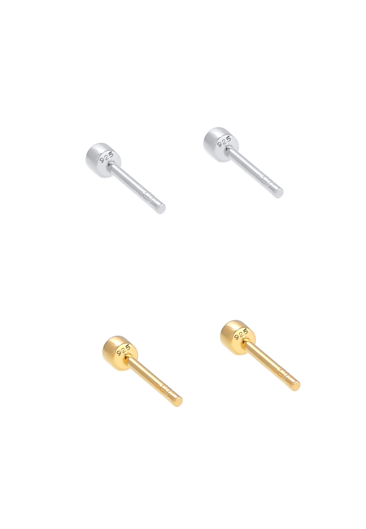 Elli Ohrstecker-Set »Ohrringe Rund Kristalle 2er Set 925 Silber, mit Kristallen von Swarovski®«
