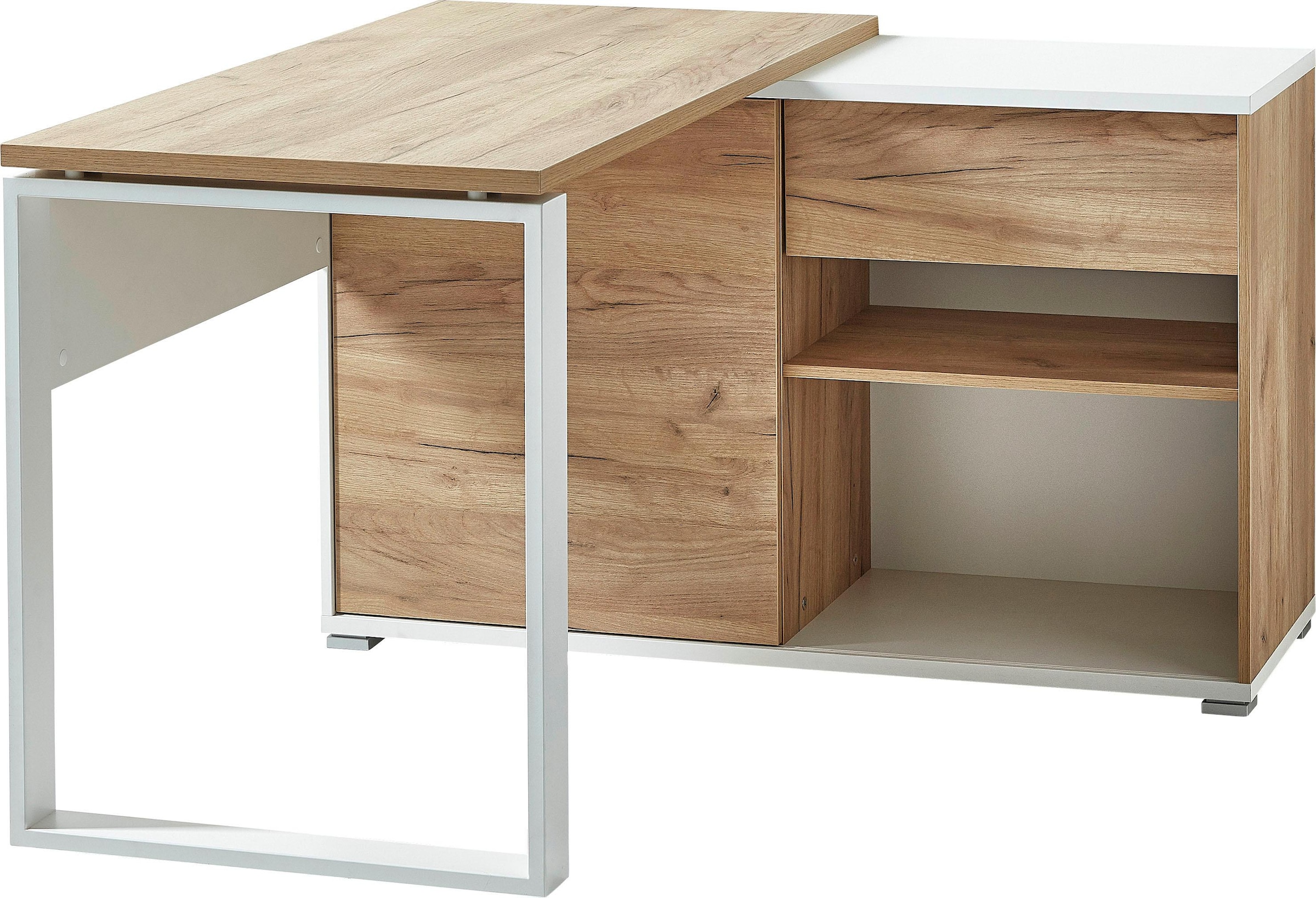 Eckschreibtisch »GW-Lioni«, mit integriertem Sideboard