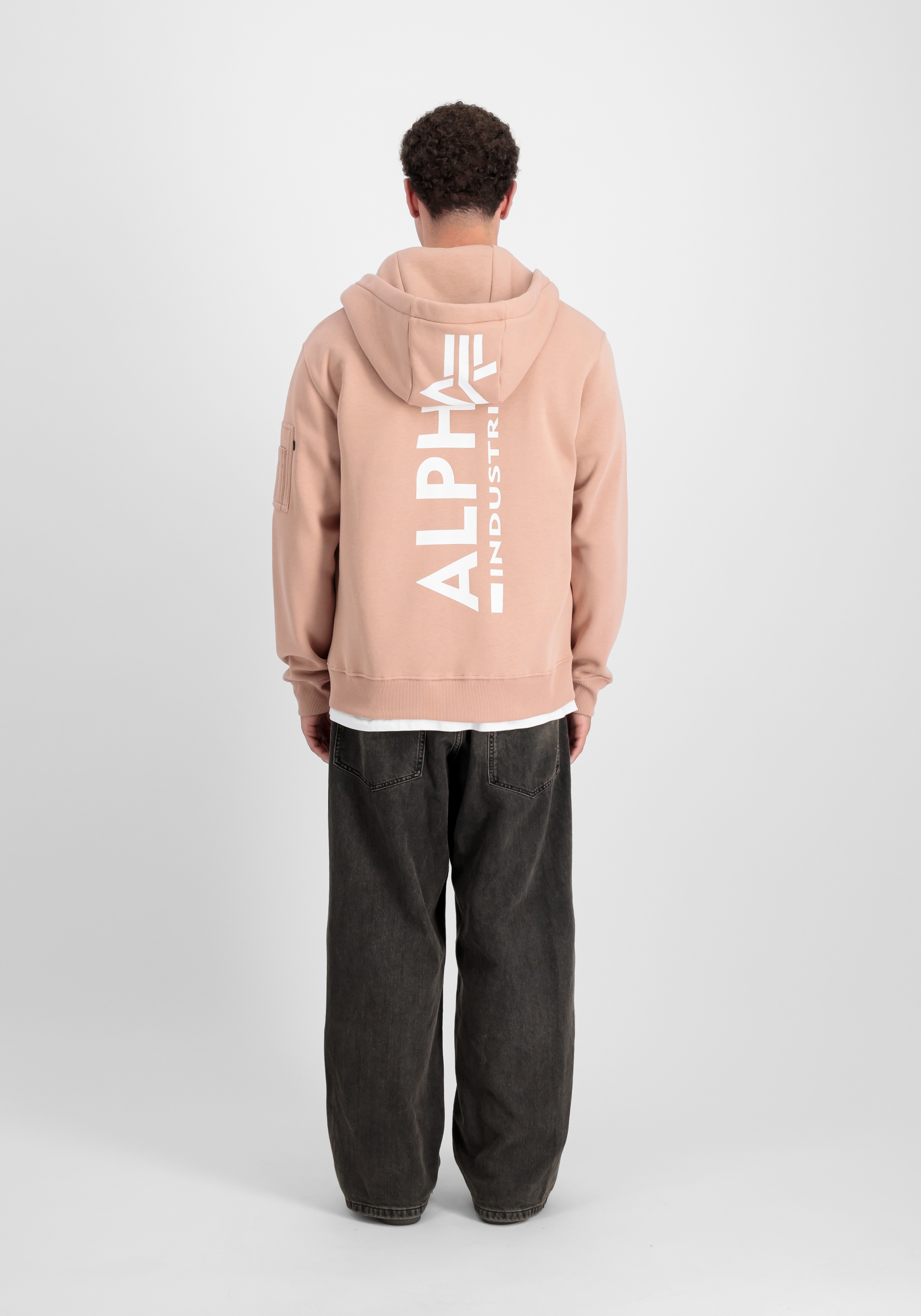 Alpha Industries Hoodie »Alpha Industries Men - Hoodies Backprint Zip Hoodie«