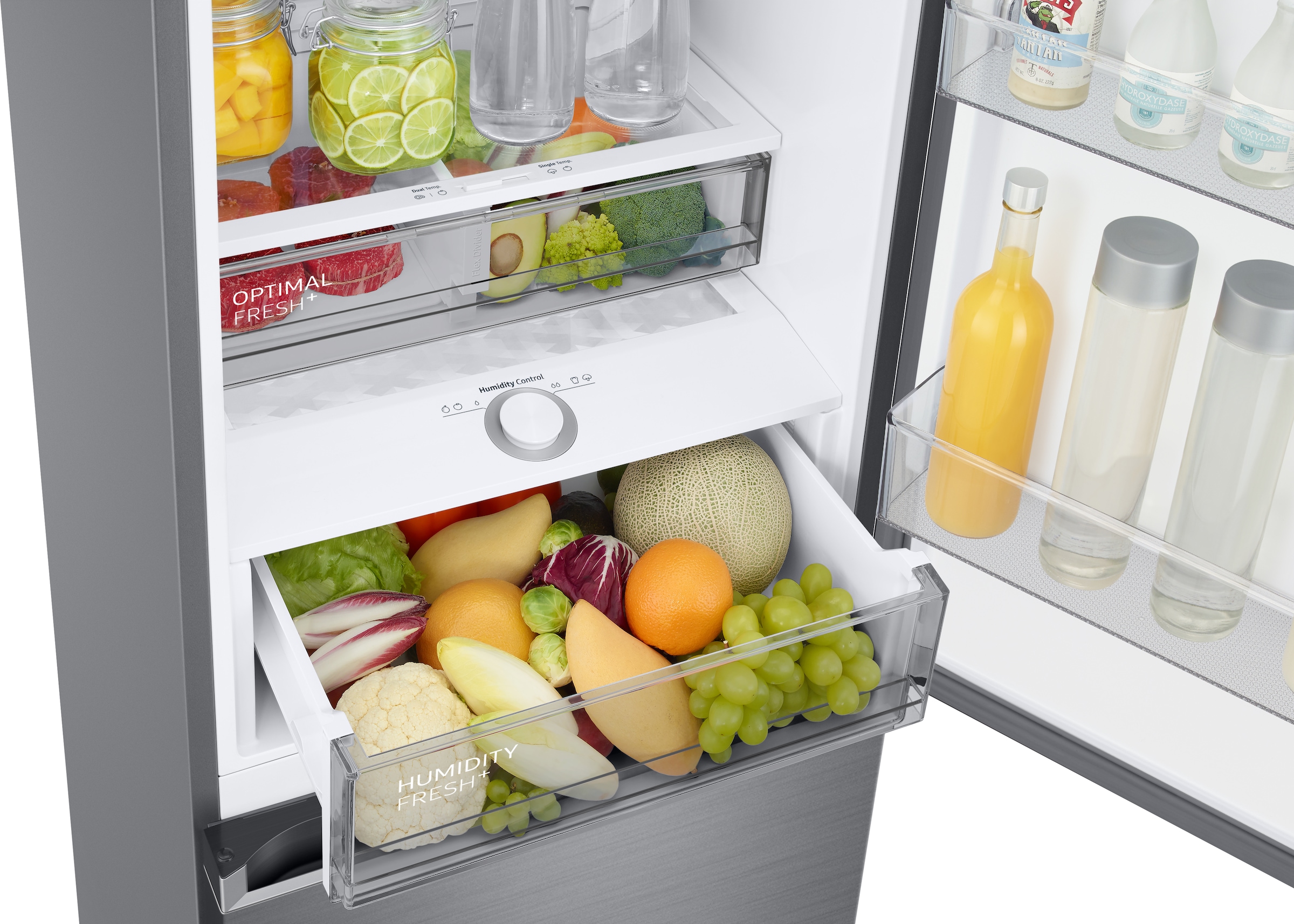 Samsung Kühl-/Gefrierkombination RB7300 »RL38C776ASR« 203 cm hoch 59,5 cm breit