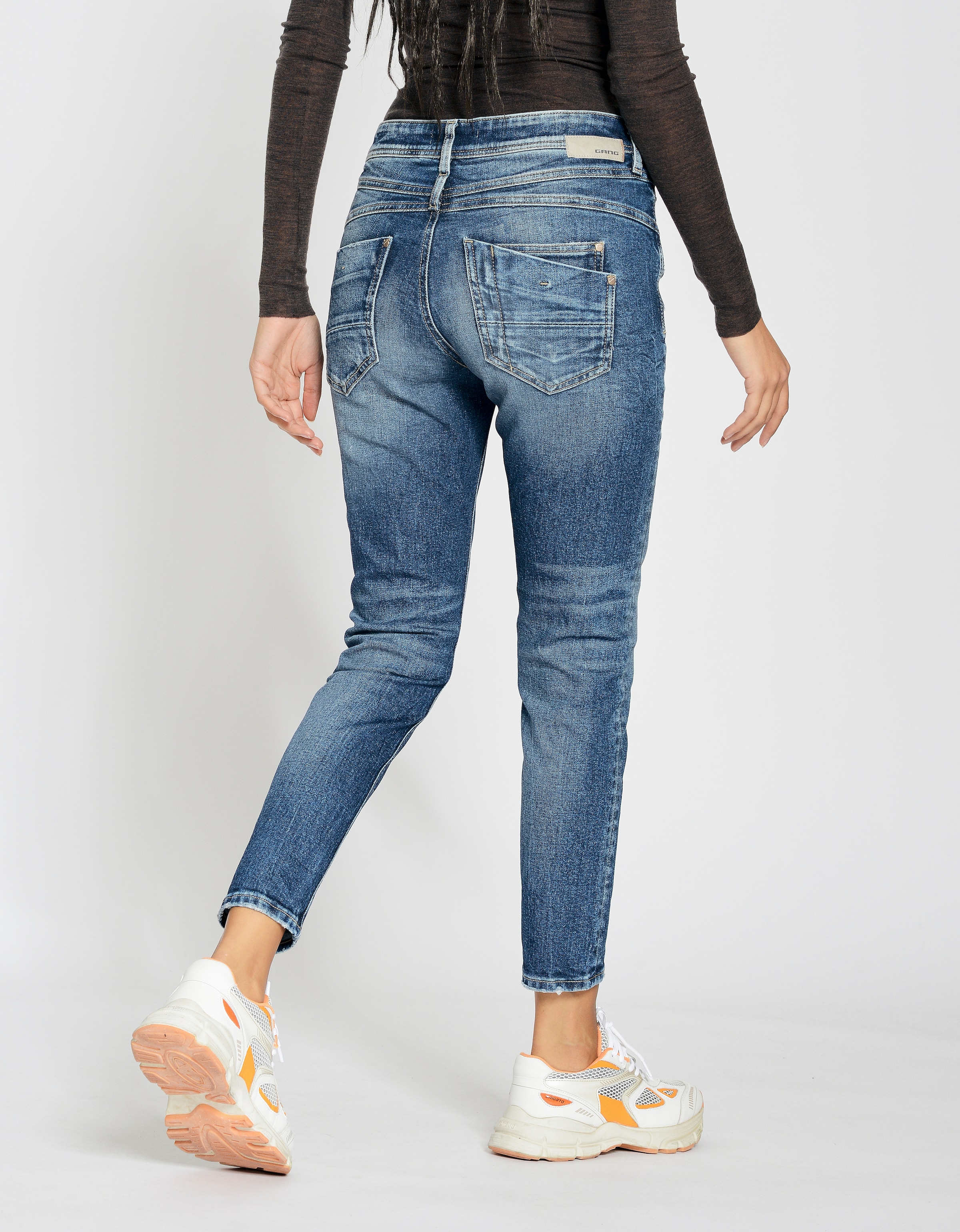 GANG Relax-fit-Jeans »94AMELIE CROPPED«, in 5-Pocket-Style