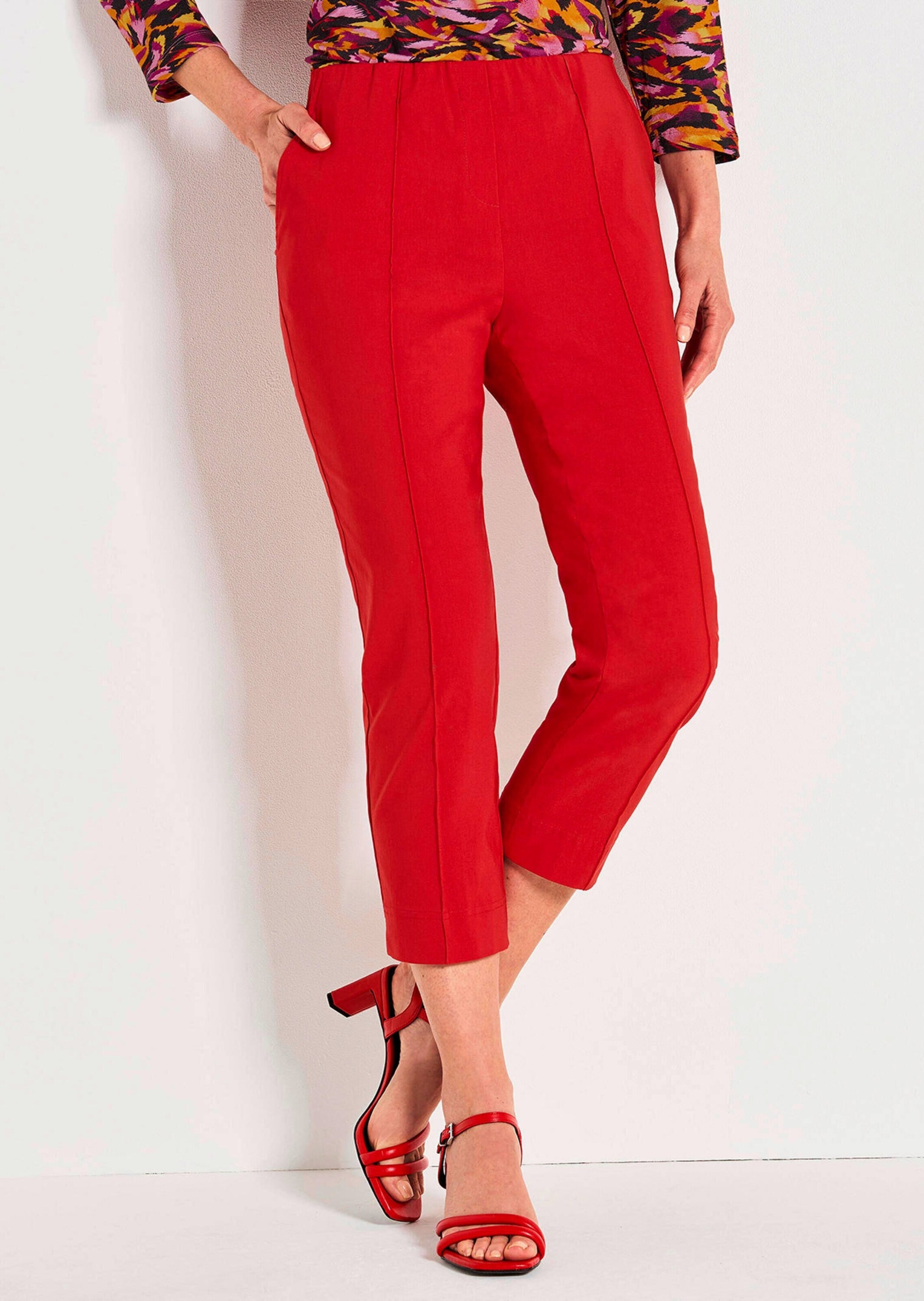 GOLDNER Schlupfhose »Bengalinhose LOUISA mit Biesen«
