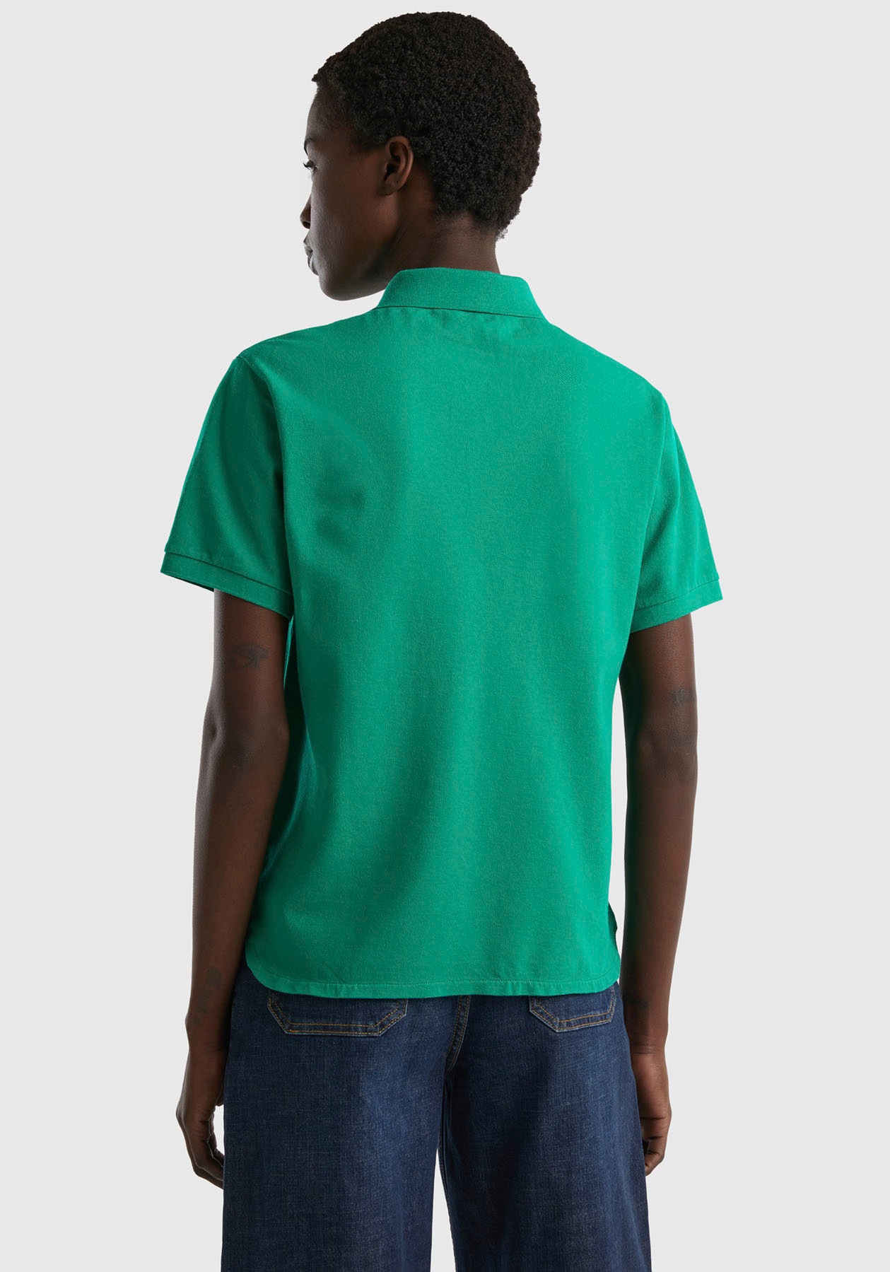 United Colors of OTTO kaufen mit perlmuttfarbenen Benetton Knöpfen Poloshirt, online bei