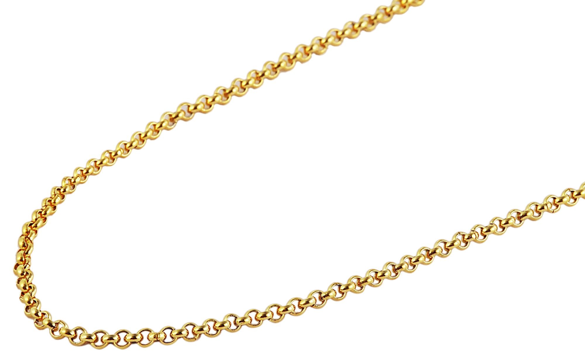 Adelia´s Gliederkette »Unisex Halskette ¿ Erbskette aus Edelstahl 60+5«