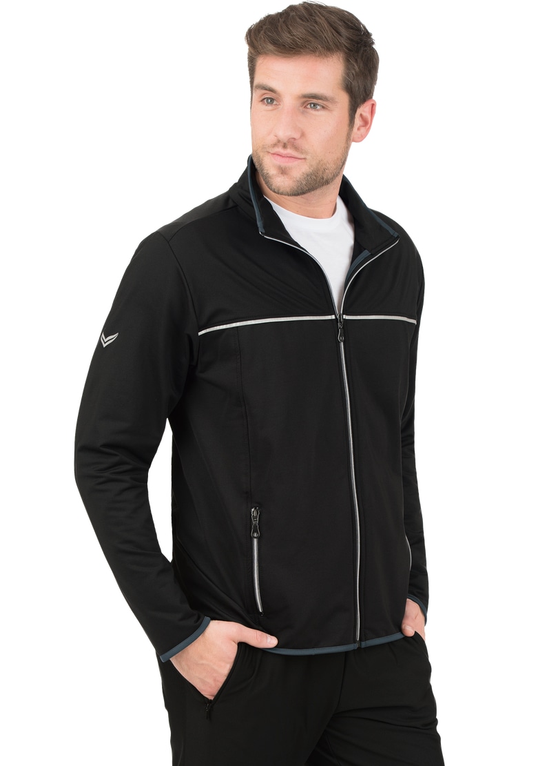 Trigema Trainingsjacke »TRIGEMA Praktische Sportjacke aus Microfaser«, (1 St.)