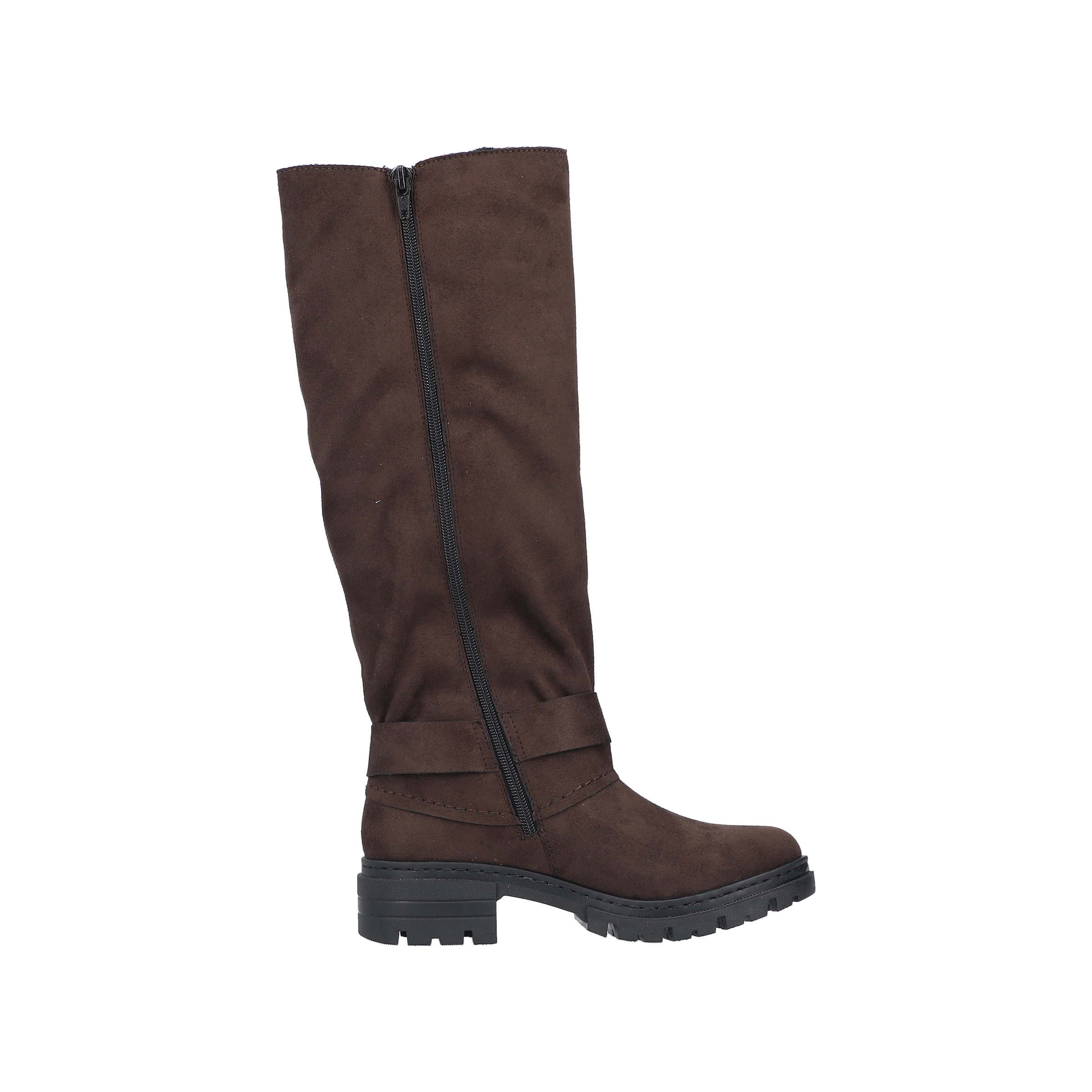Rieker Winterstiefel  Langschaftstiefel, Blockabsatz, mit Innenreißverschluss
