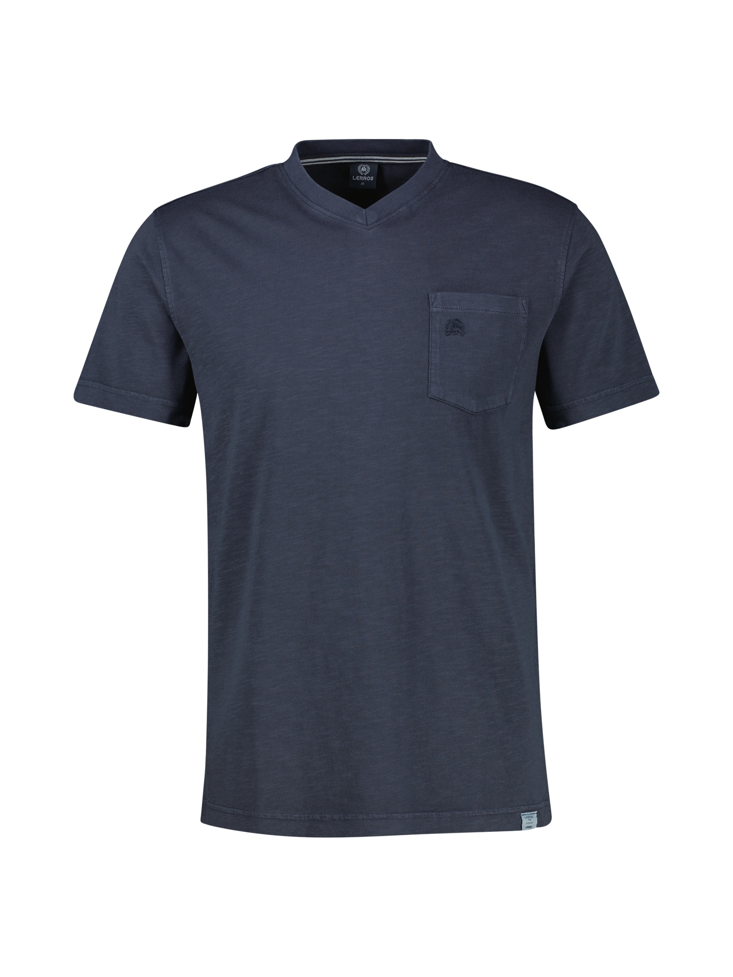 LERROS V-Shirt »T-Shirt mit sportlichem V-Ausschnitt aus reiner Baumwolle«