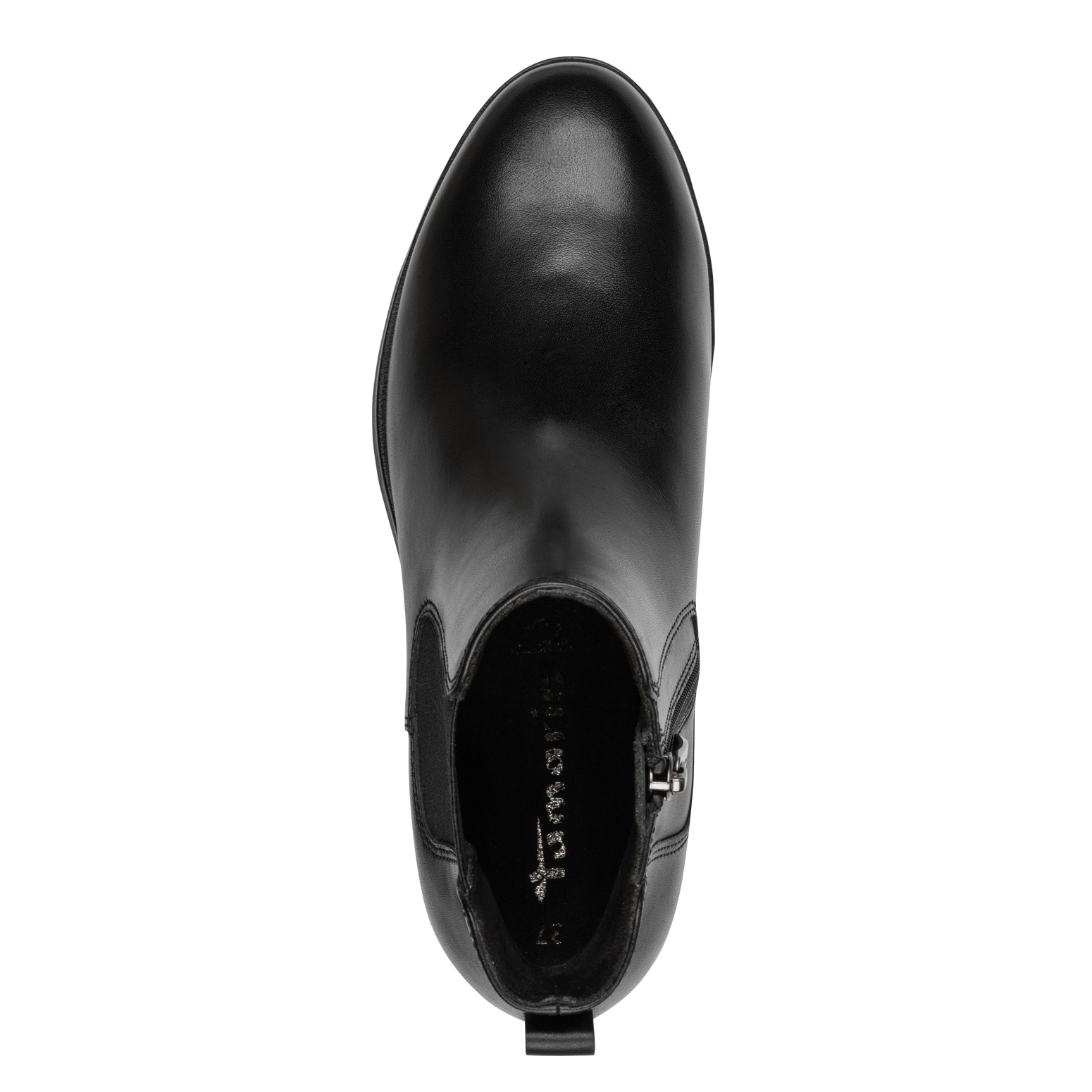 Tamaris Chelseaboots, Blockabsatz, Basic, Stiefelette mit Antik Finish