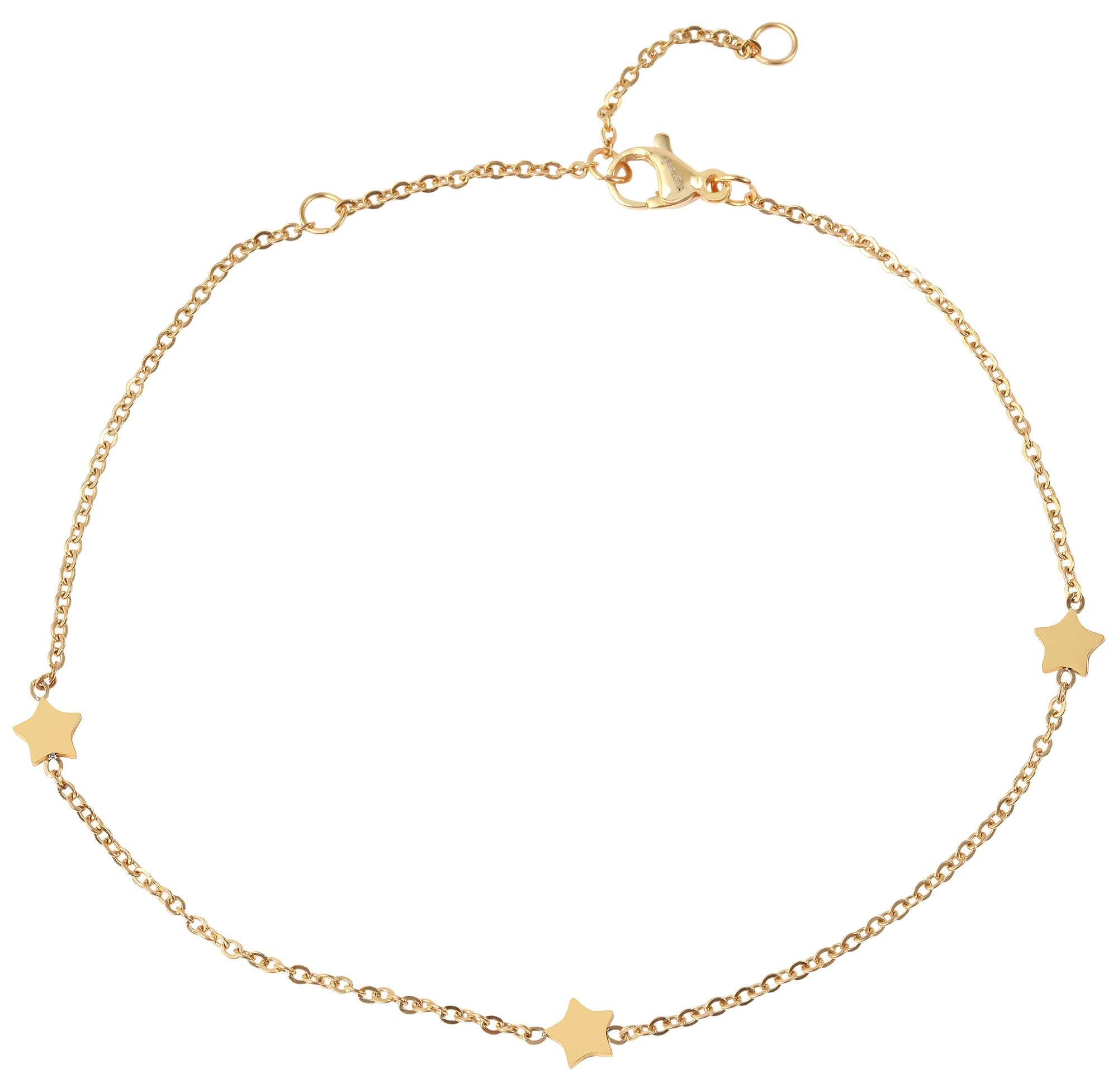 Adelia´s Armband »Damen Armband ¿ Stern aus Edelstahl 22 cm«
