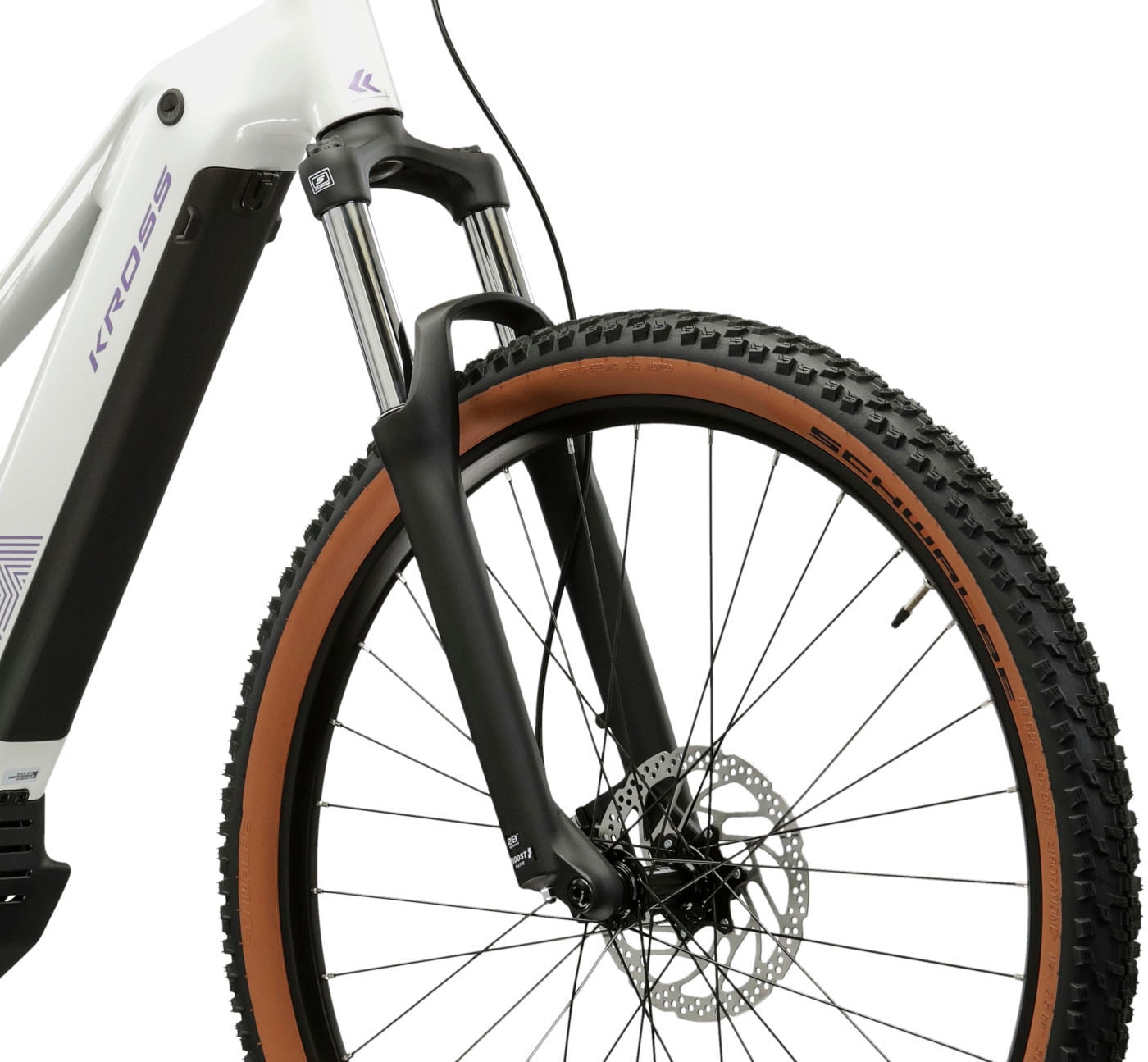 Kross »Influx Hybrid 2.0 16,7Ah / 600 Wh 29 Zoll weiß 9 Gänge 2026« 9 Gang Shimano CUES U4000 Schaltwerk Kettenschaltung Mittelmotor 250 W