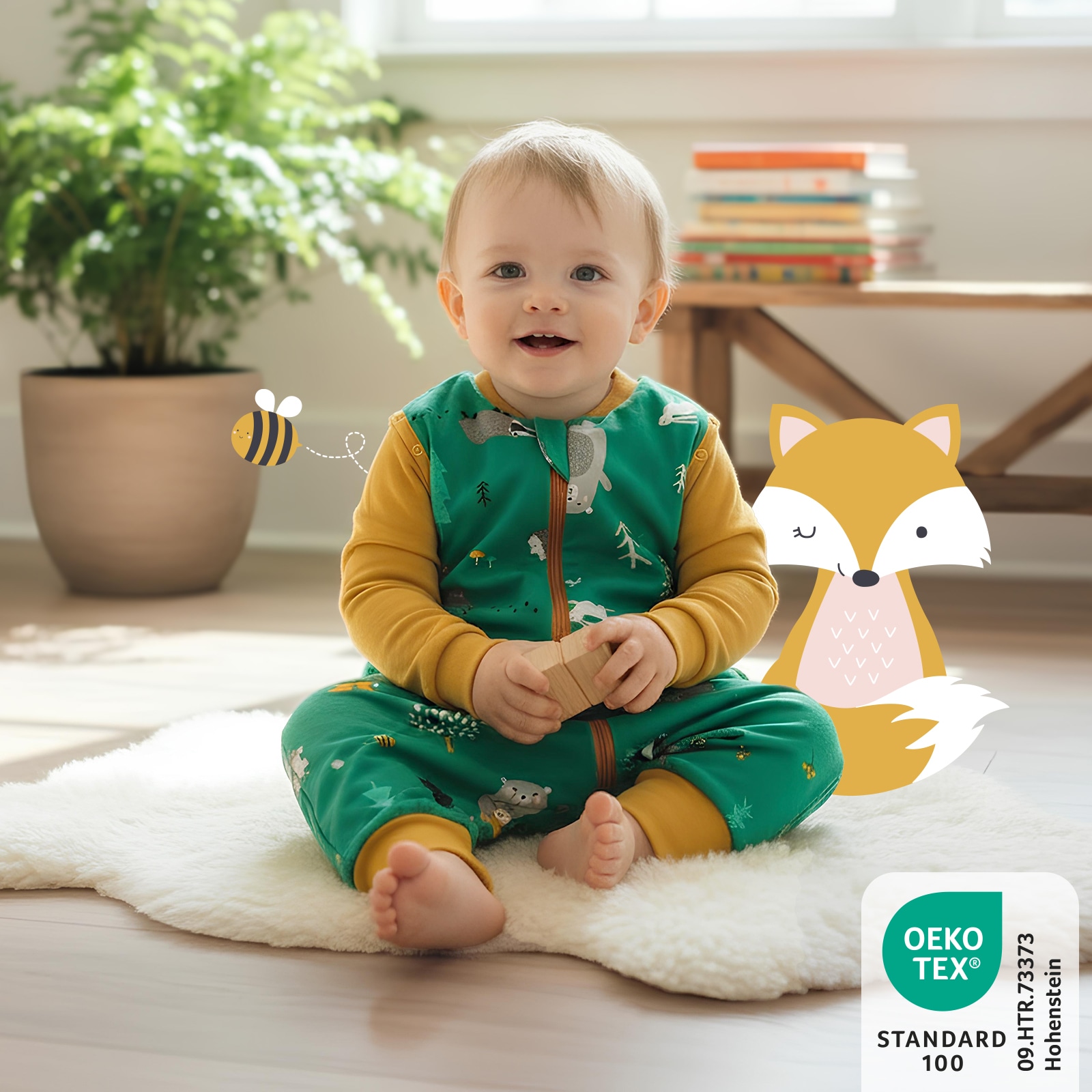 Schlummersack Babyschlafsack »Schlafsack mit Füßen 3.5 Tog«