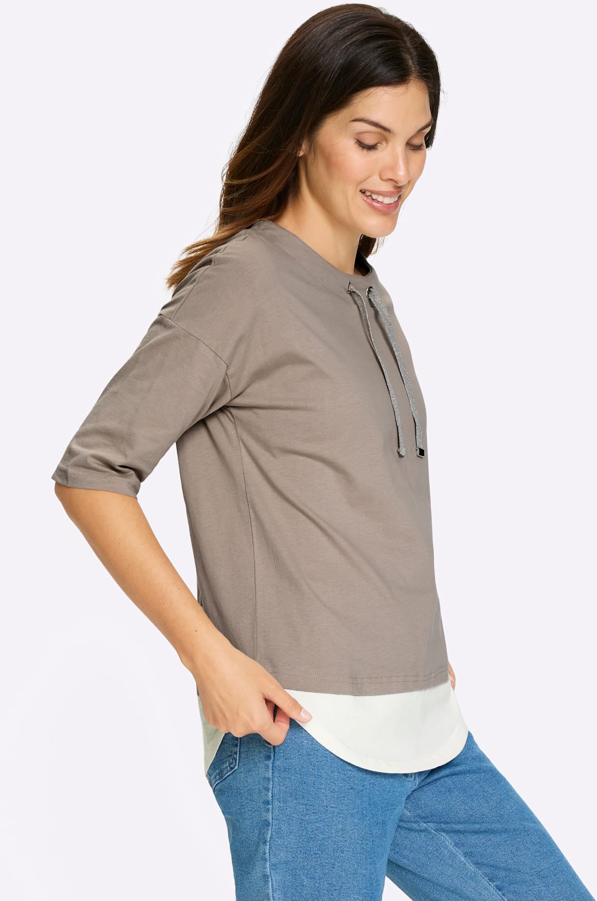 Classic Basics Kurzarmshirt »2-in-1-Shirt« 1 tlg.