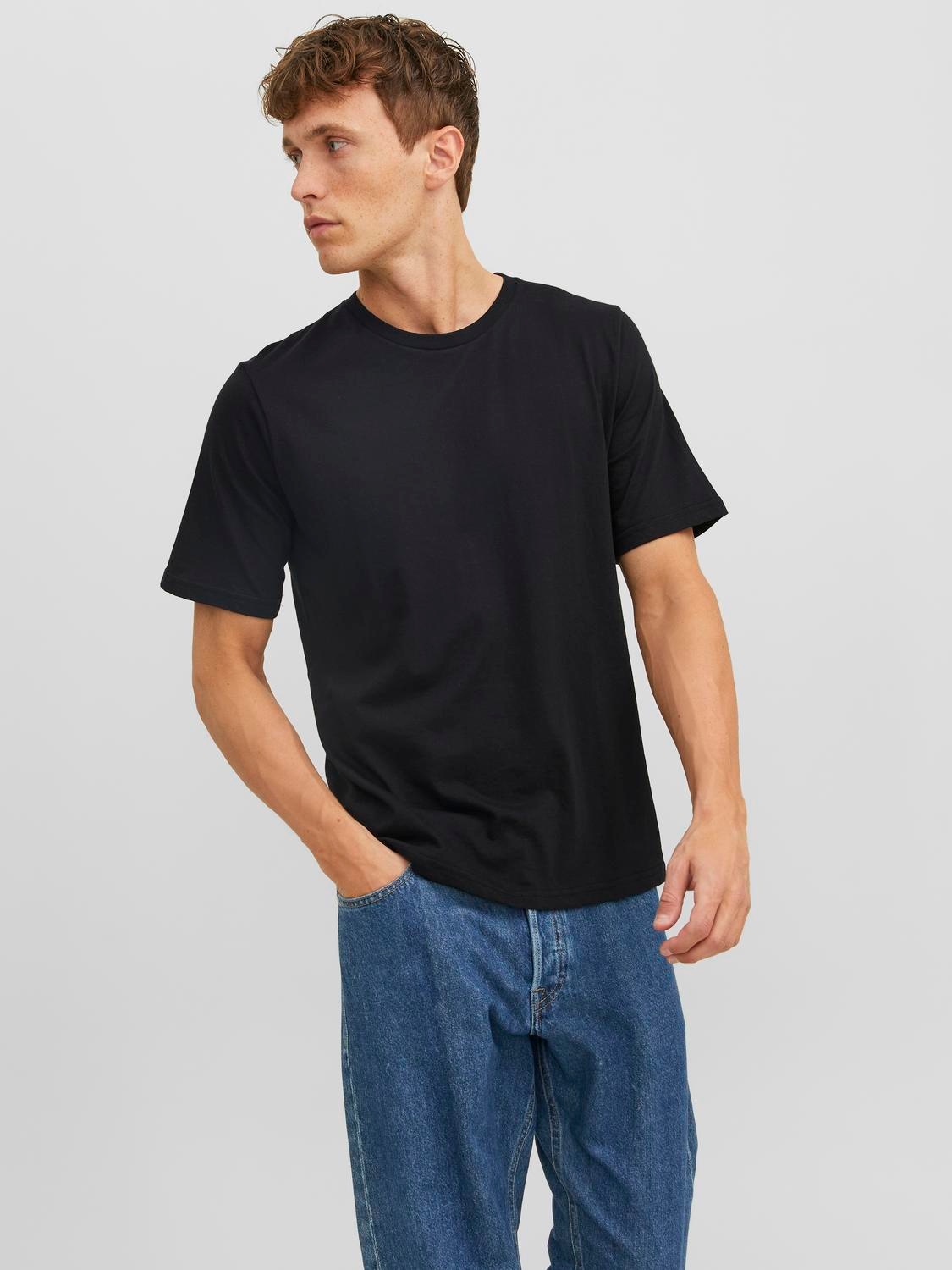 Jack & Jones Rundhalsshirt »JACUNDER TEE CREW NECK 3 PACK NOOS«, (Packung, 3 tlg.)