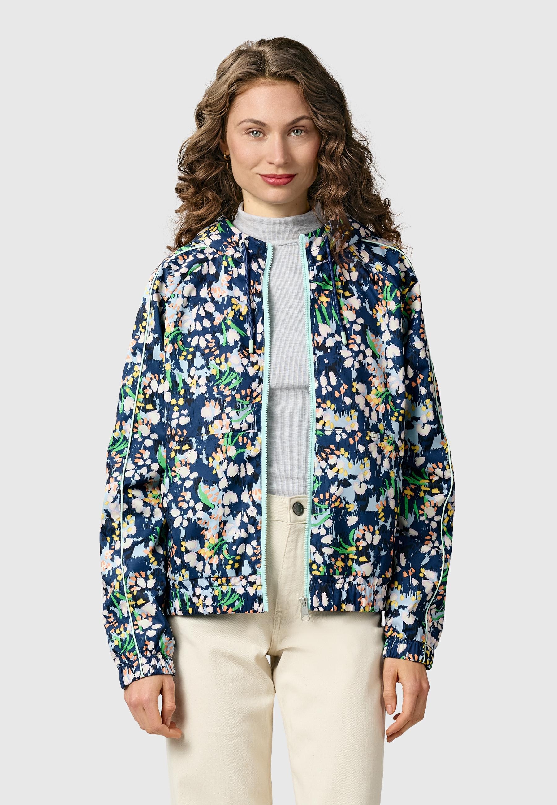 Ragwear Funktionsjacke »Funktionsjacke Andrin Print« mit Kapuze Gemusterte funktionale Übergangsjacke