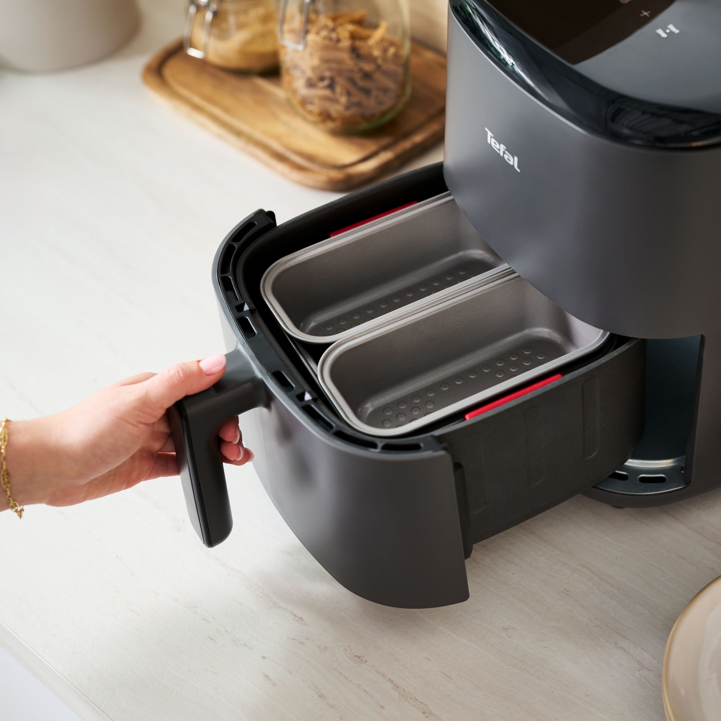 Tefal Backform »Dail'Easy, Backeinsatz für die Heißluftfritteuse« stapelbar, antihaftbeschichtet