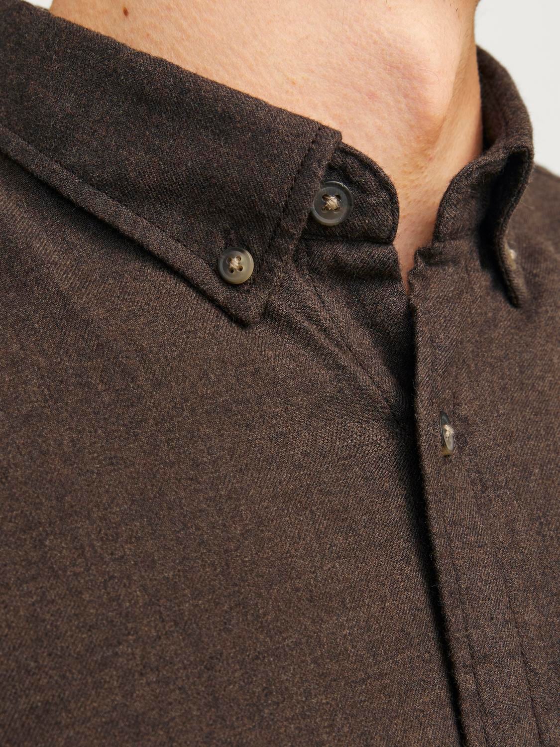 Jack & Jones Langarmhemd »JJECLASSIC MELANGE SHIRT LS SN«