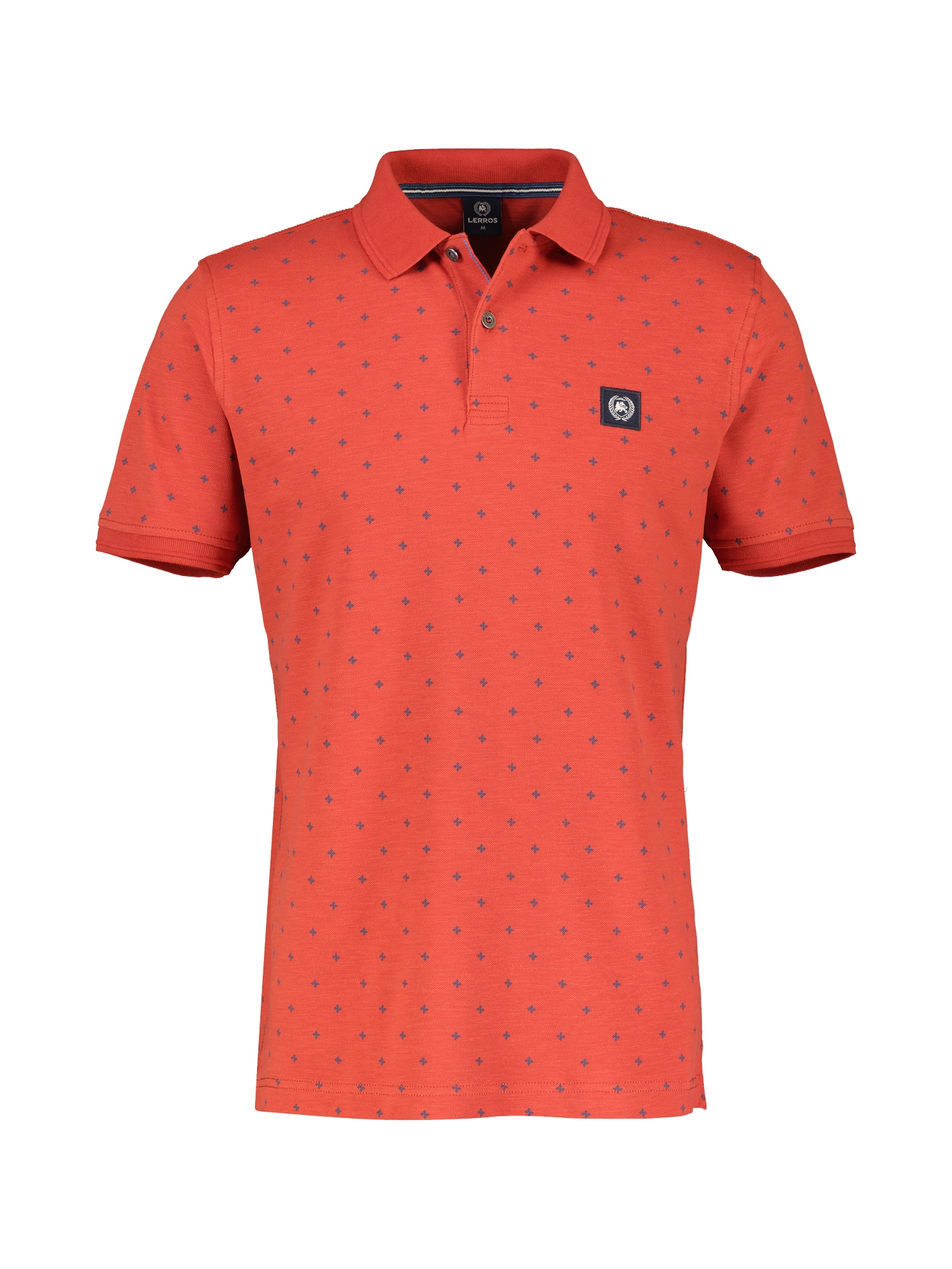 LERROS Poloshirt »LERROS Poloshirt mit Punkt-Print«