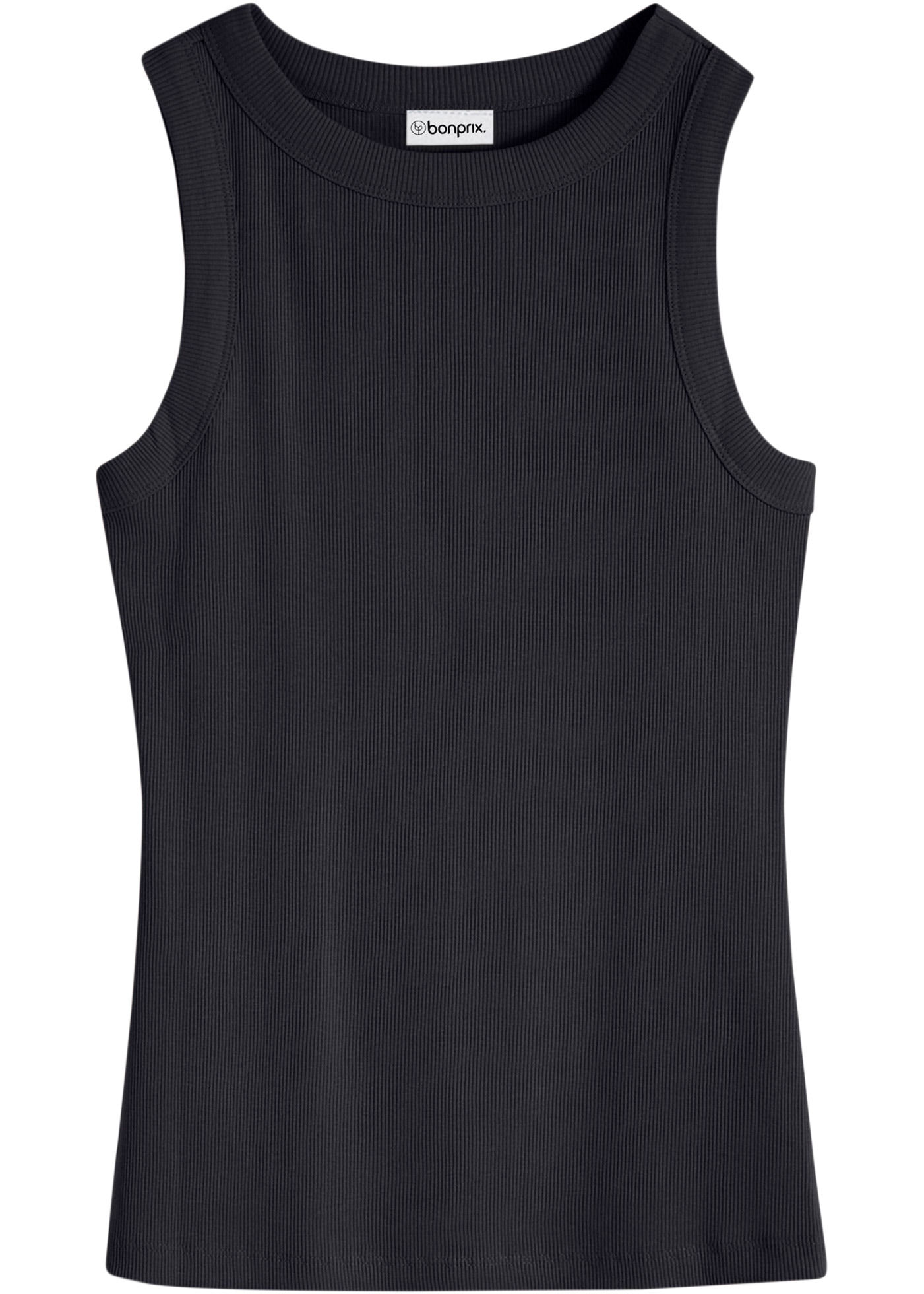 bonprix Shirttop modischer Stil, eng anliegende Passform, ohne Ärmel, aus Baumwolle