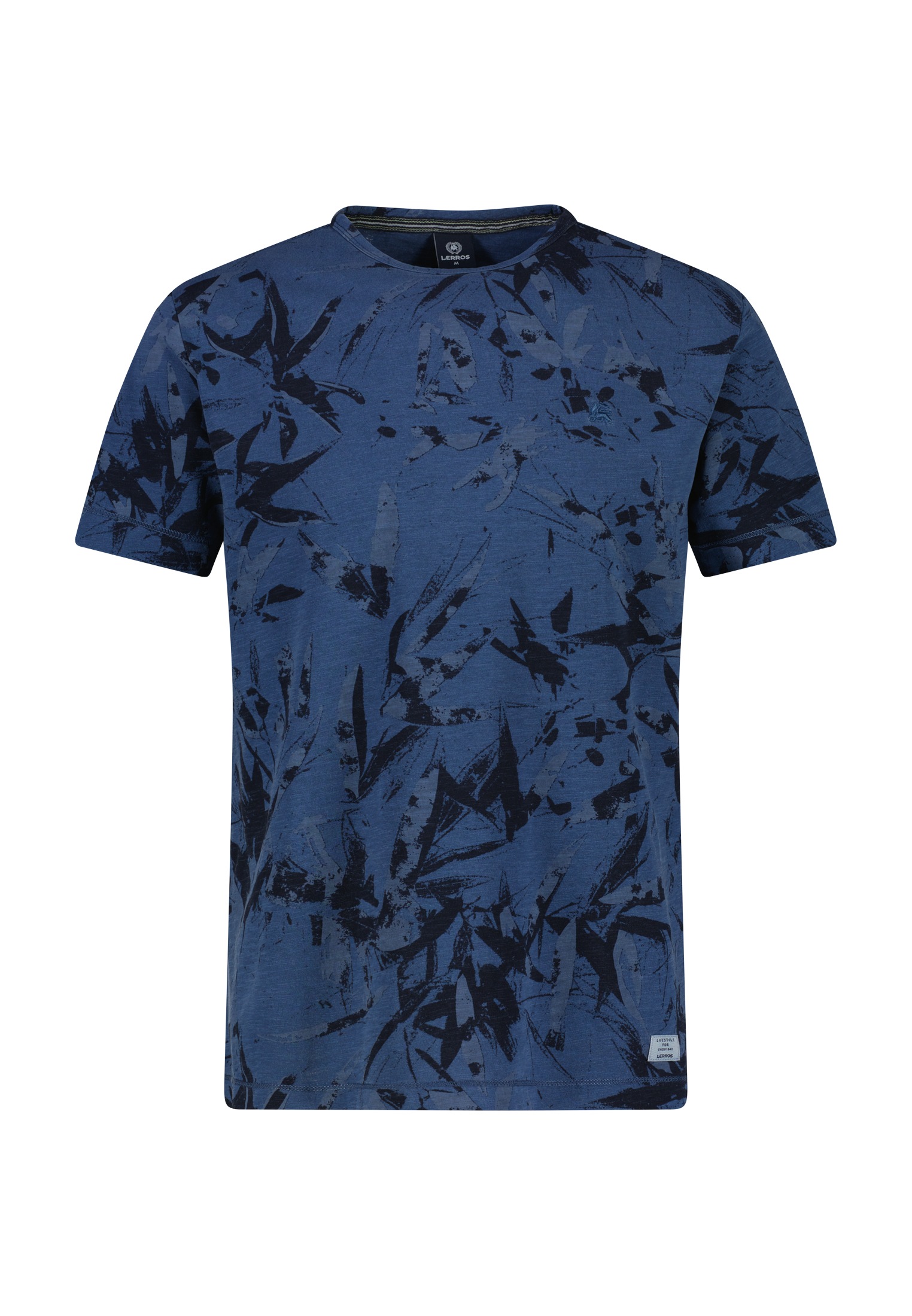 LERROS T-Shirt »LERROS T-Shirt mit floralem AOP«