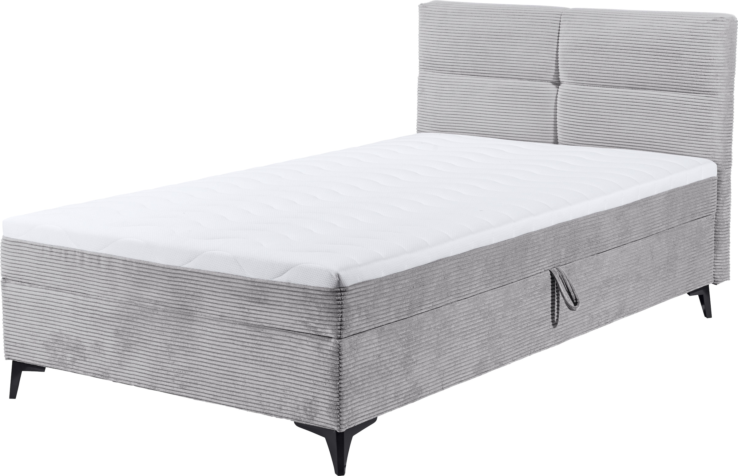 ED EXCITING DESIGN Boxbett »Andon«, mit Bettkasten, integrierter Topper, universell aufbaubar