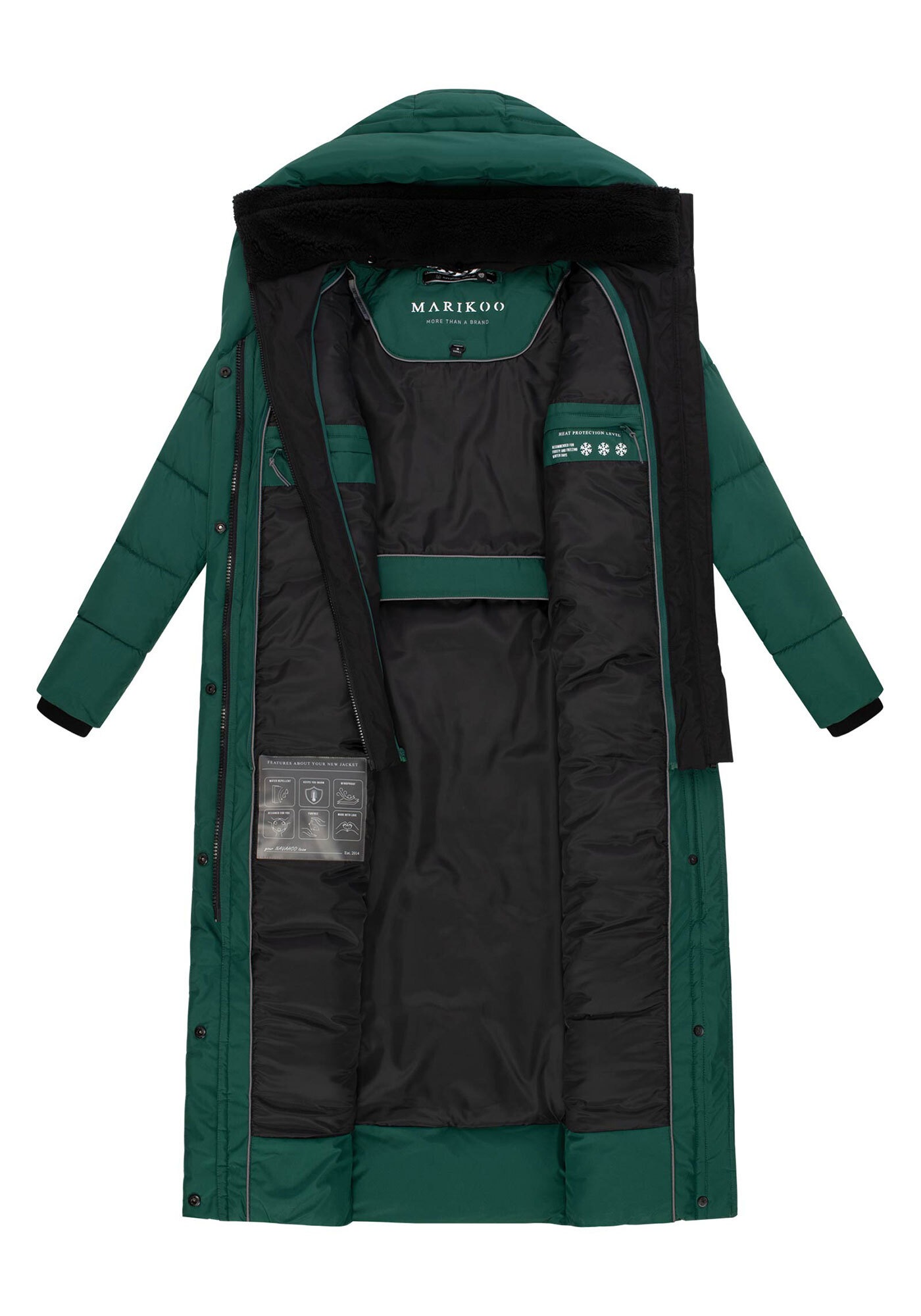 Marikoo Winterjacke »Marikoo Pakoraa 16 Steppmantel N088«