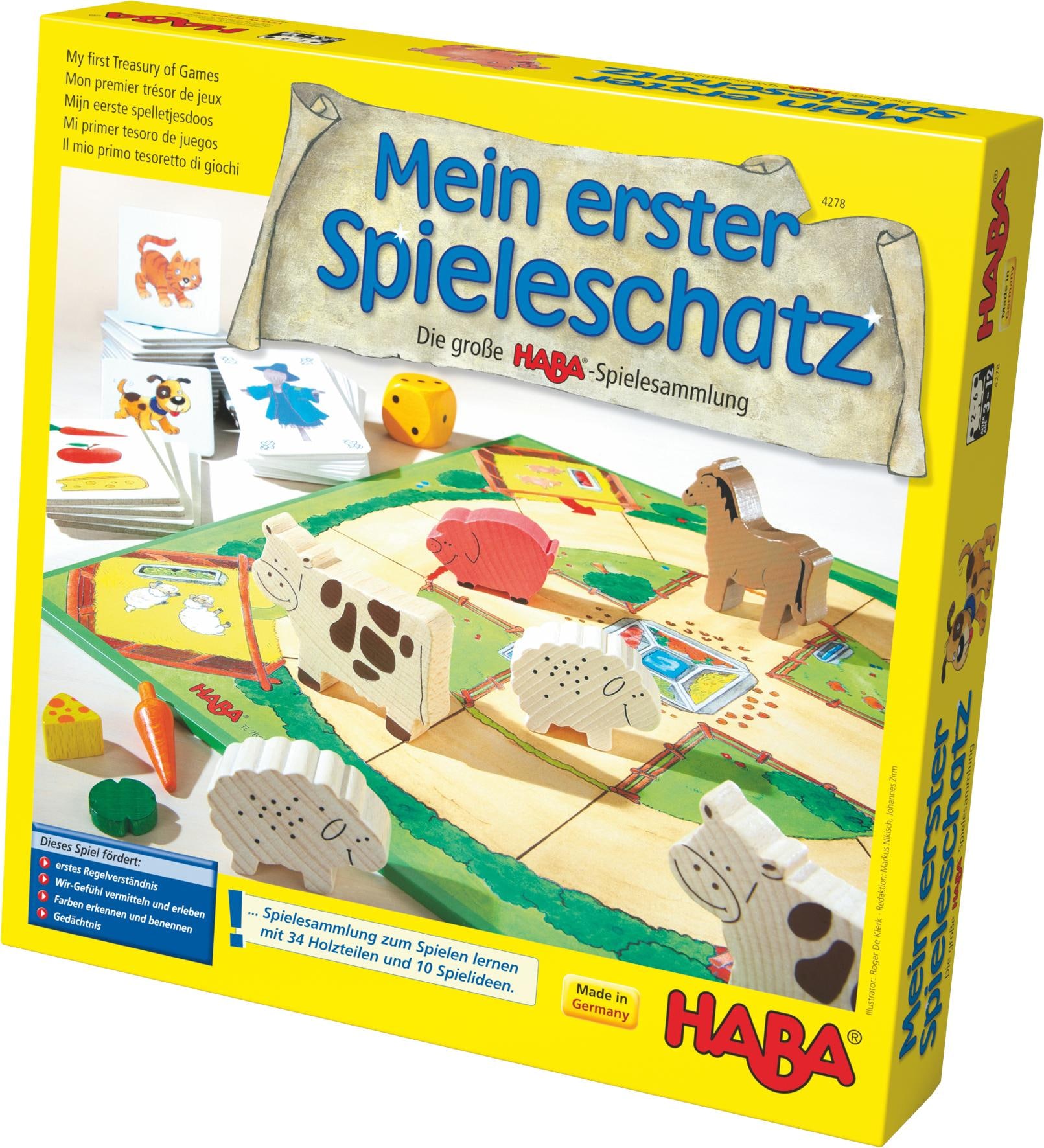 Haba Spielesammlung »Mein erster Spieleschatz«, Made in Germany