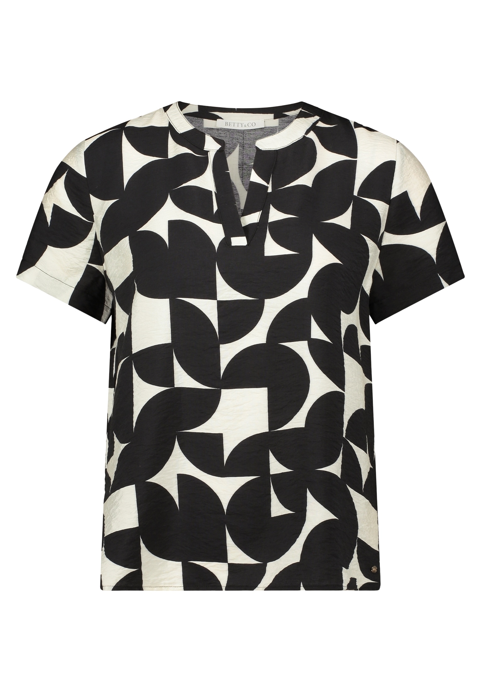 Betty&Co Schlupfbluse »Schlupfbluse kurzarm«