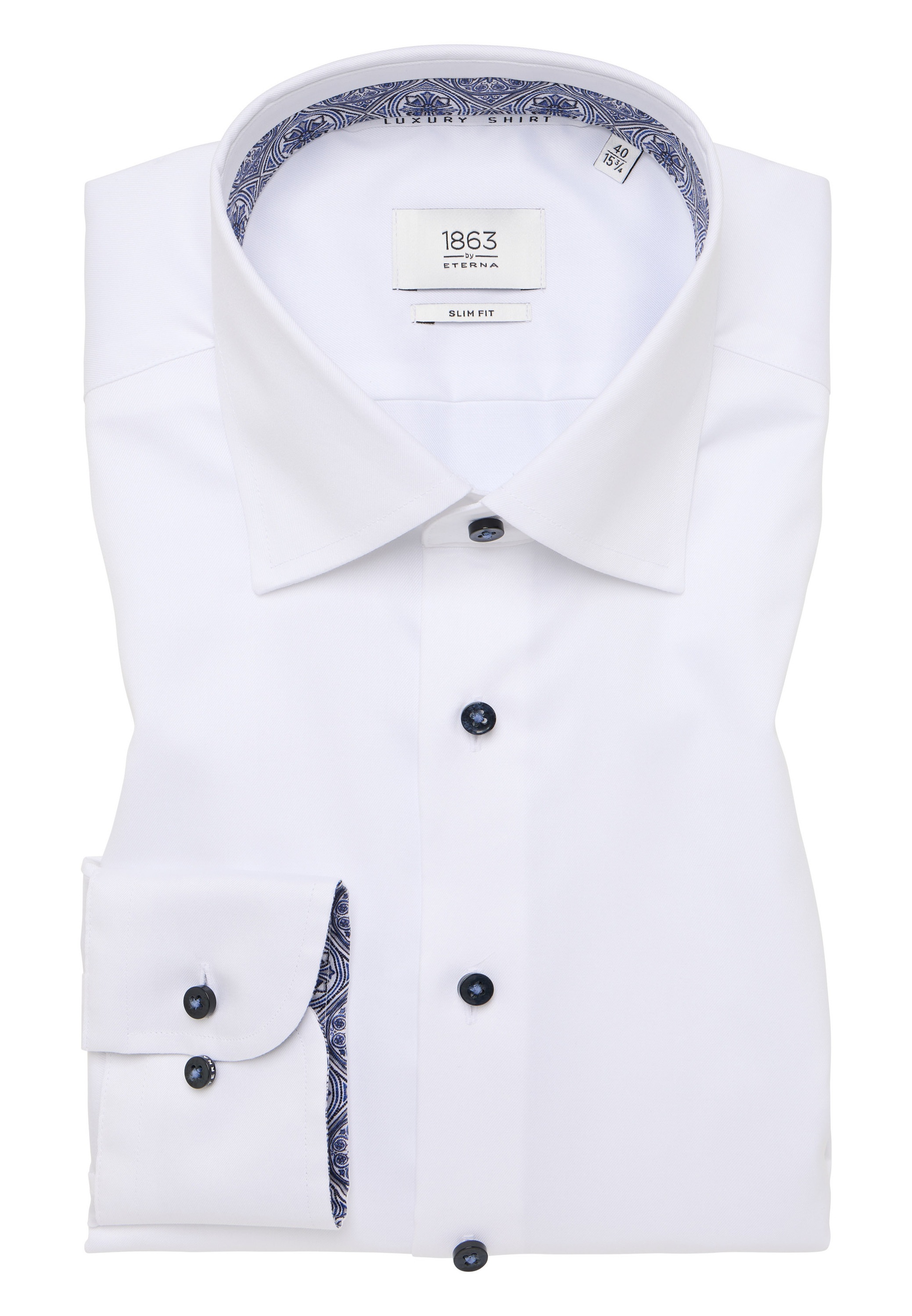 Eterna Langarmhemd »SLIM FIT«, NON IRON (bügelfrei)