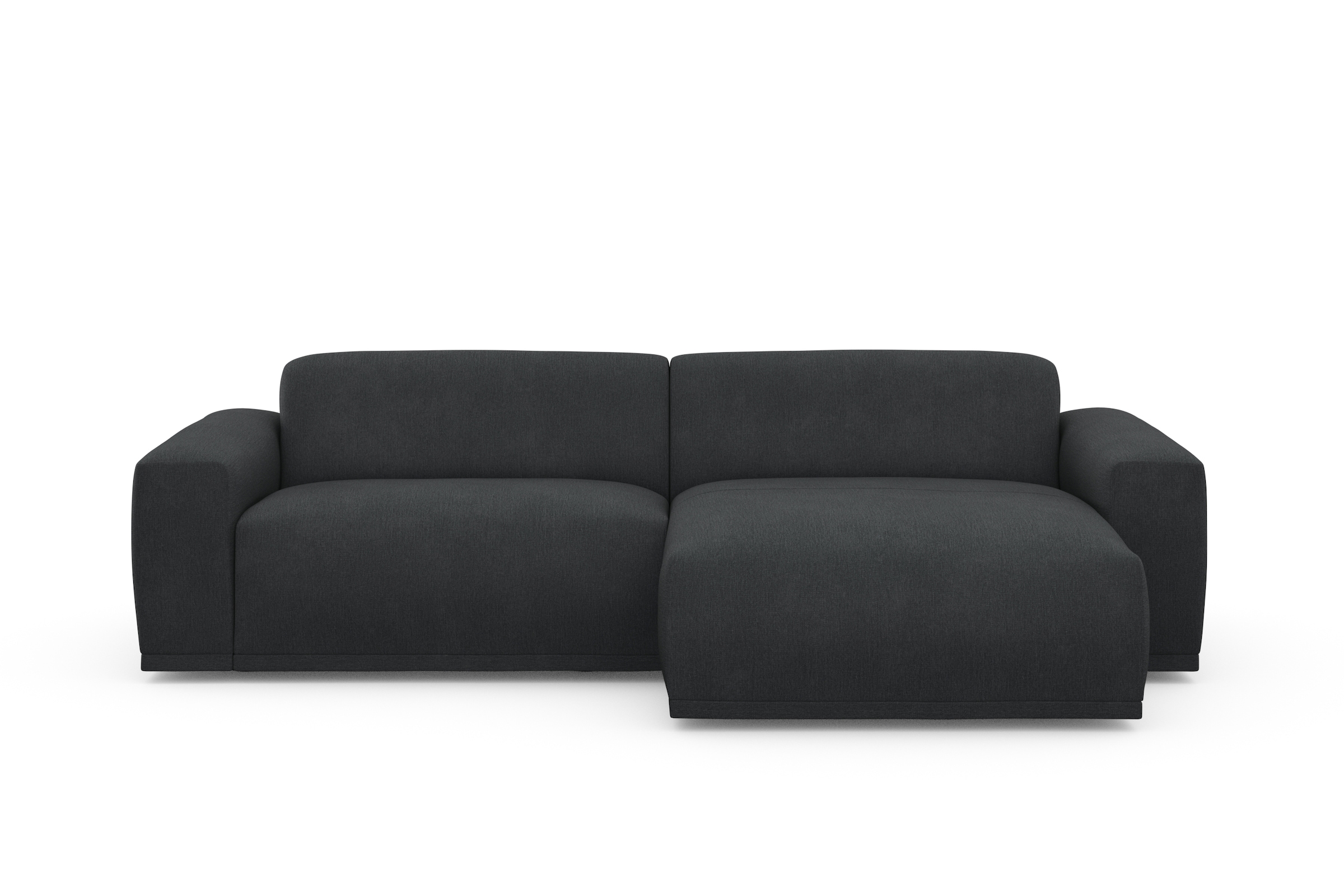 TRENDMANUFAKTUR Ecksofa »Braga, mit hochwertigem Kaltschaum, L-Form , Japandi-Design« modernes Sofa, Couch mit hohem Sitzkomfort, 255/72/160 cm (B/H/T)