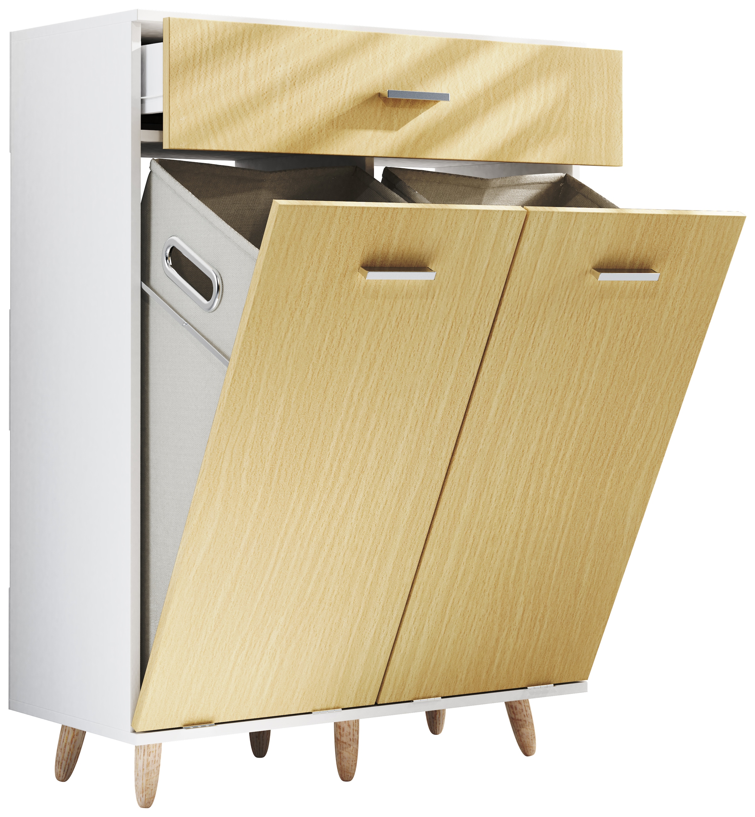 VCM Hochschrank »Wäscheschrank Wäschetruhe Wäschebox Landos M«
