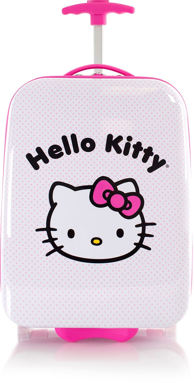 Heys Kinderkoffer »Hello Kitty rosa, 46 cm«, 2 Rollen, Heys x Joachim Llambi Kindertrolley Handgepäck-Koffer