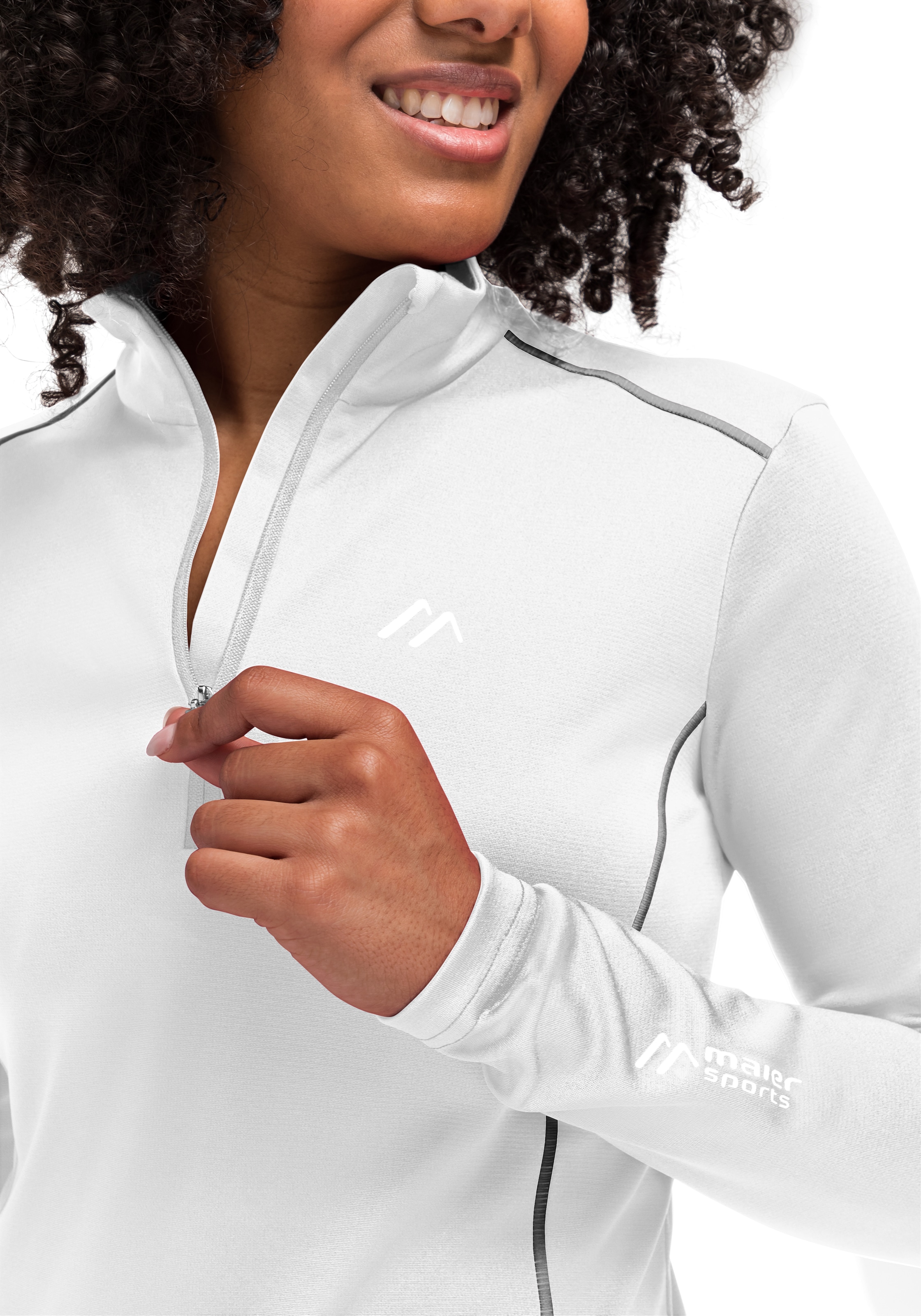 Maier Sports Fleecepullover »Jenna Rec«, Damen Midlayer, elastisches und  pflegeleichtes Half-Zip Fleece online bei OTTO kaufen | OTTO