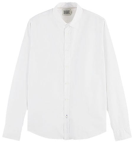 Scotch & Soda Langarmhemd, Organic Cotton