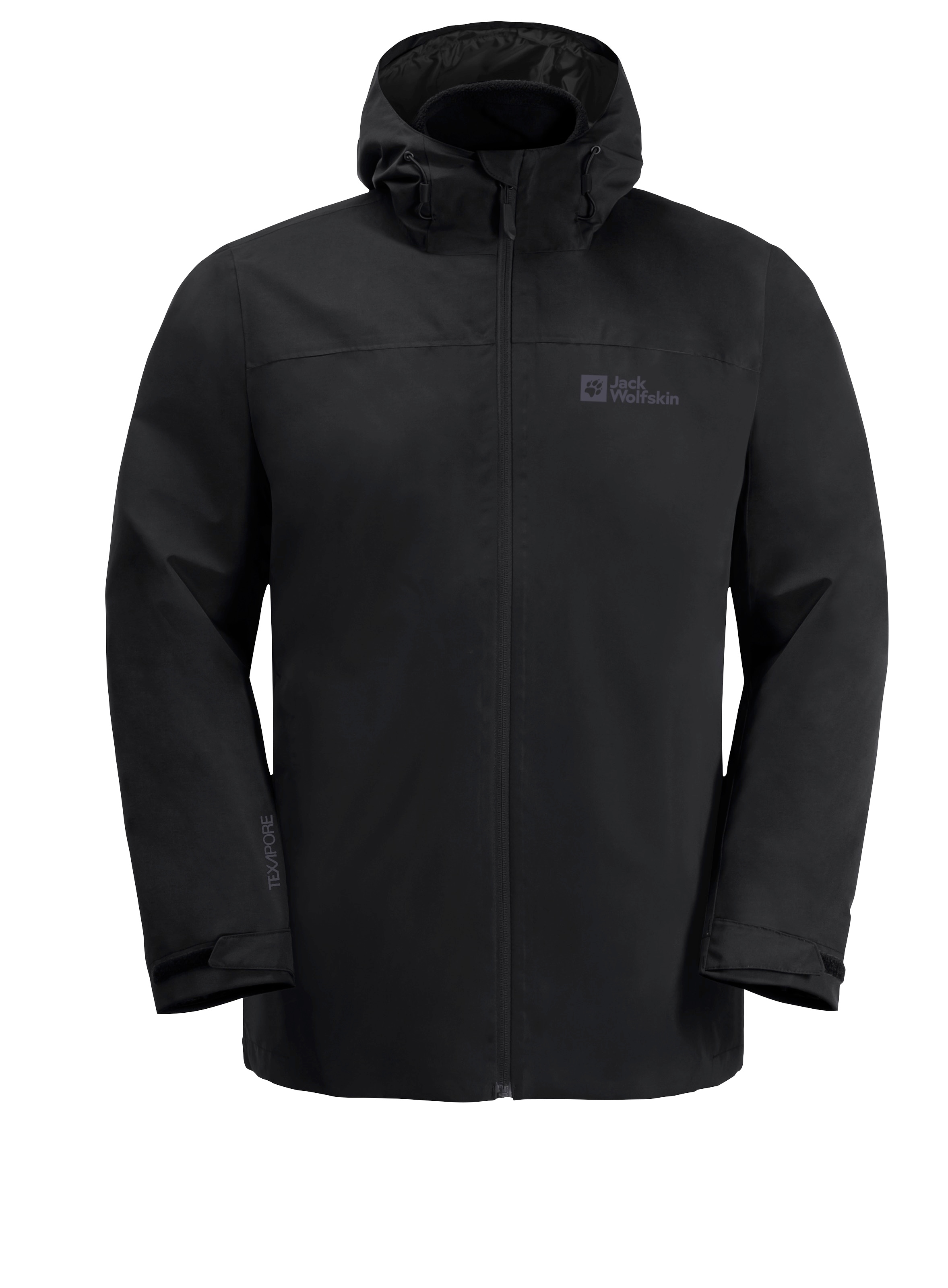 Jack Wolfskin 3-in-1-Funktionsjacke »TAUBENBERG 3IN1 JKT M«, mit Kapuze, Wasserabweisenden Reißverschlüssen, Wasserdicht, Atmungsaktiv