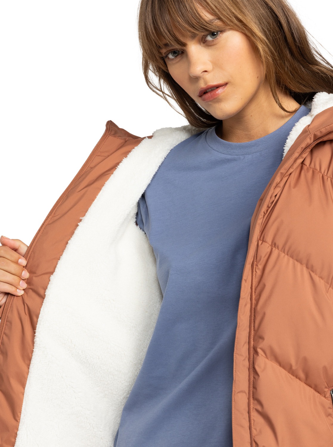 Roxy Leichtdaunenjacke »Better Weather« mit Kapuze