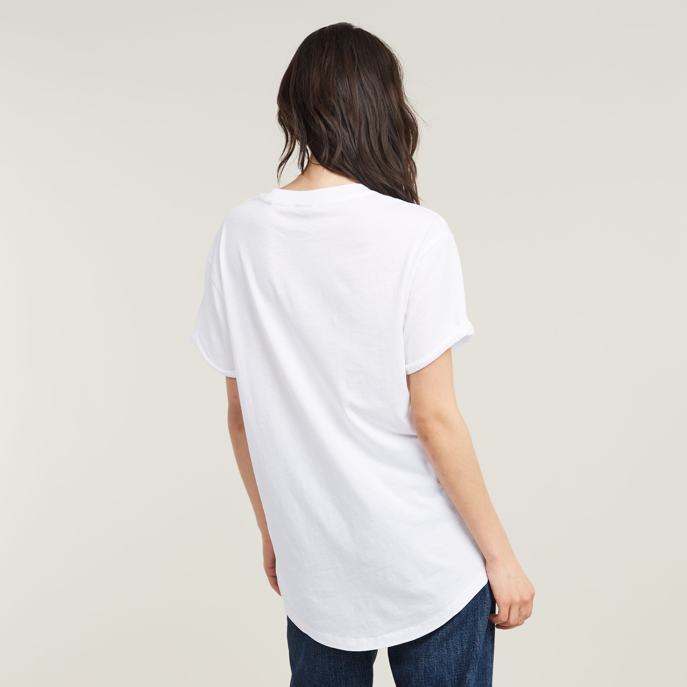 G-STAR T-Shirt »Lash fem loose«, mit fixiertem Umschlagsaum