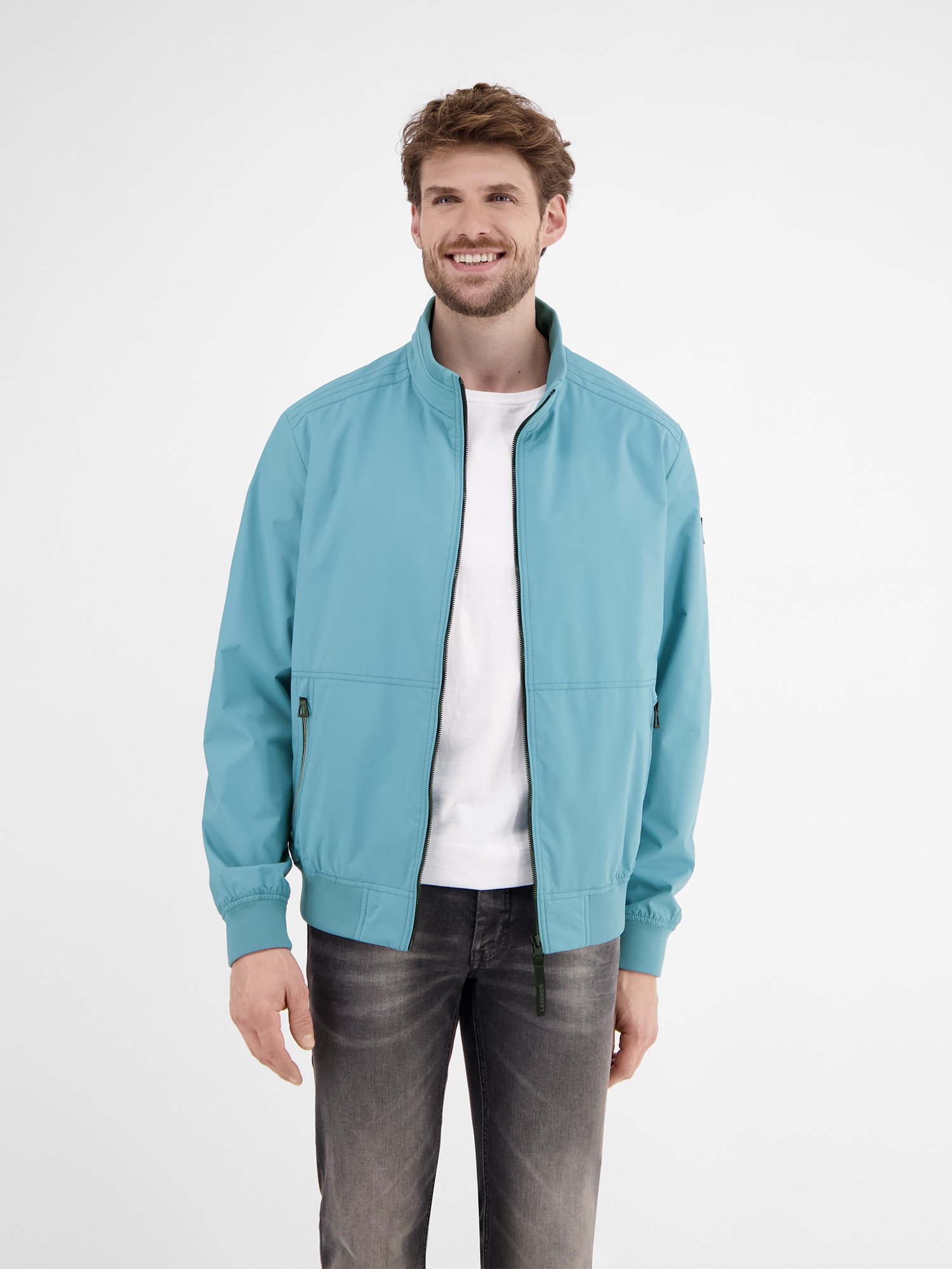 LERROS Blouson »LERROS Wind- und wasserabweisender Herren Blouson«, ohne Kapuze, Wasser- und windabweisend, atmungsaktiv