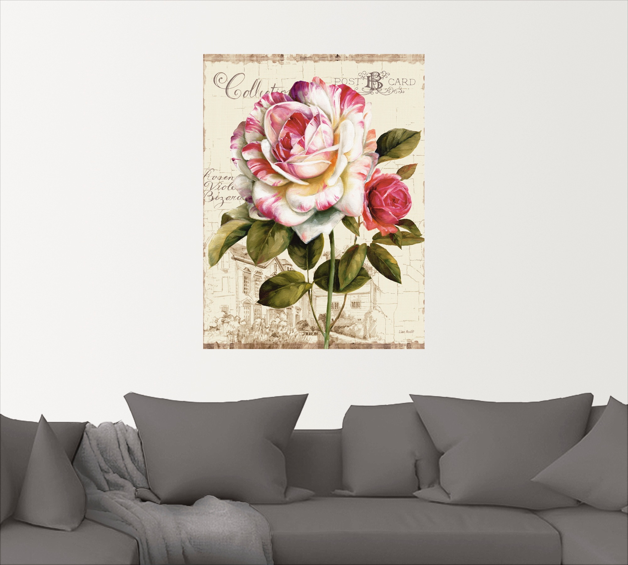 Artland Wandbild »Garten Blick III«, Blumen, (1 St.), als Wandaufkleber in verschied. Größen