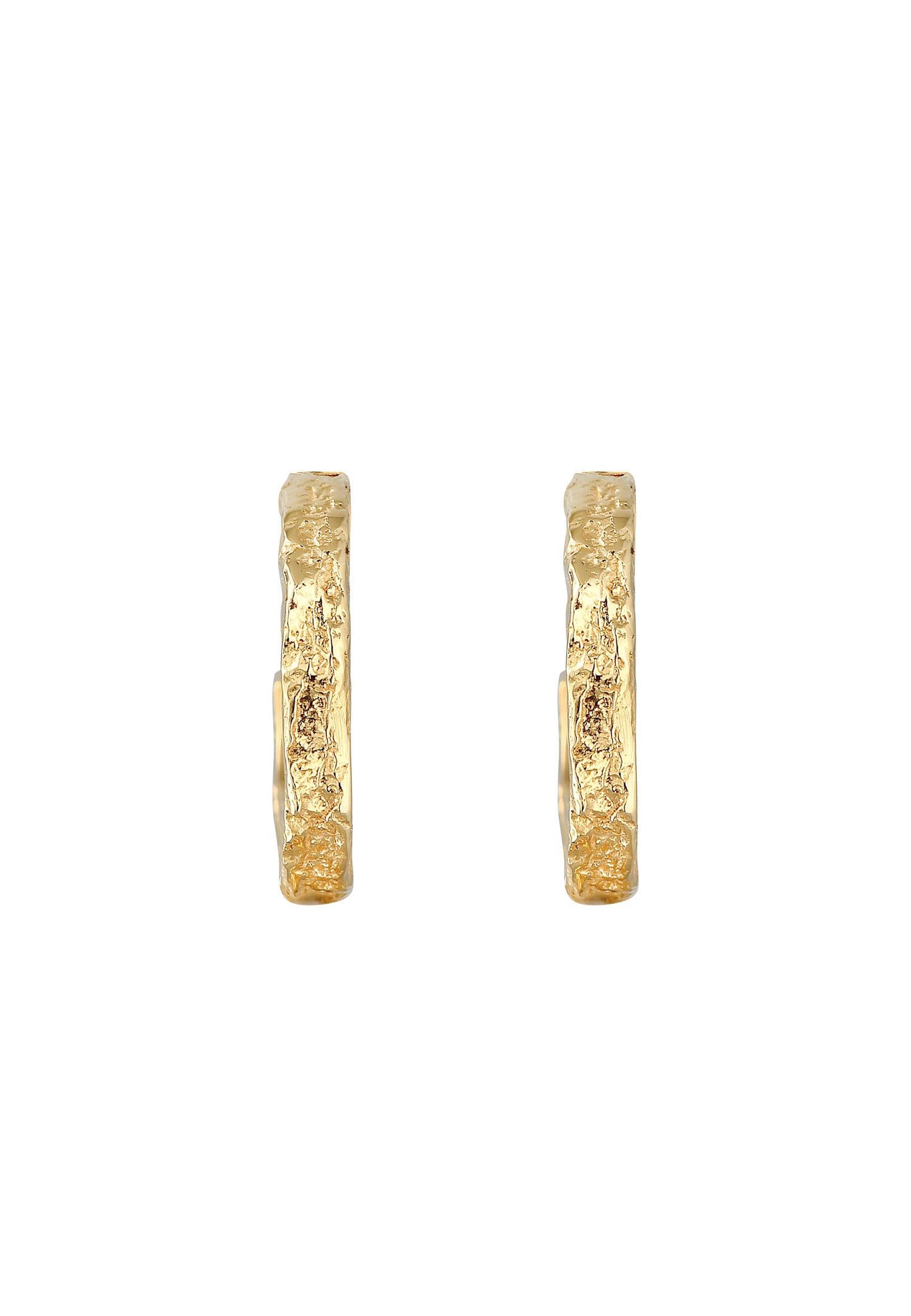 Elli Paar Ohrstecker »Ohrringe Creolen Stecker Used Organic Look 925 Silber«
