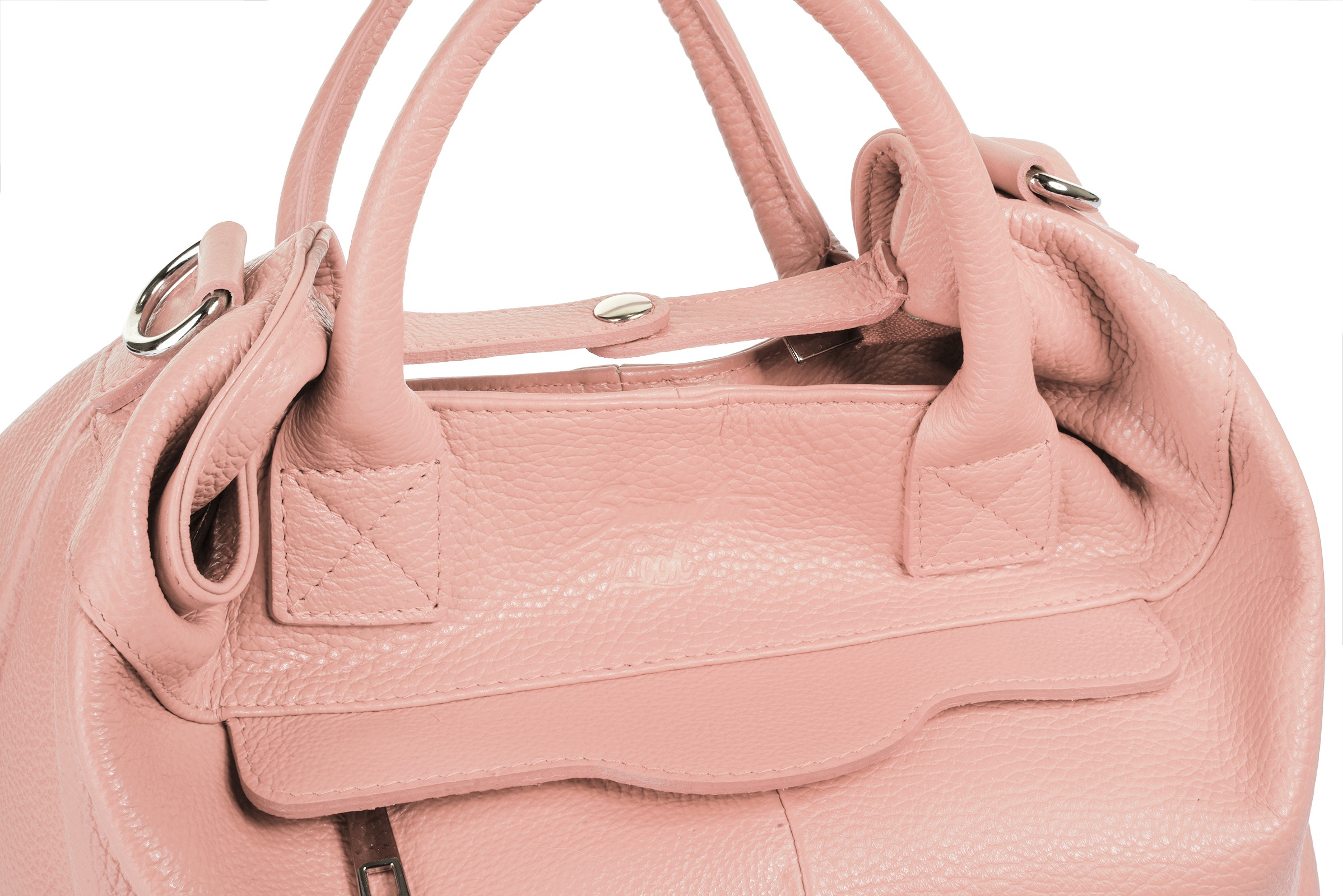 Samantha Look Henkeltasche, echt Leder, Made in Italy
