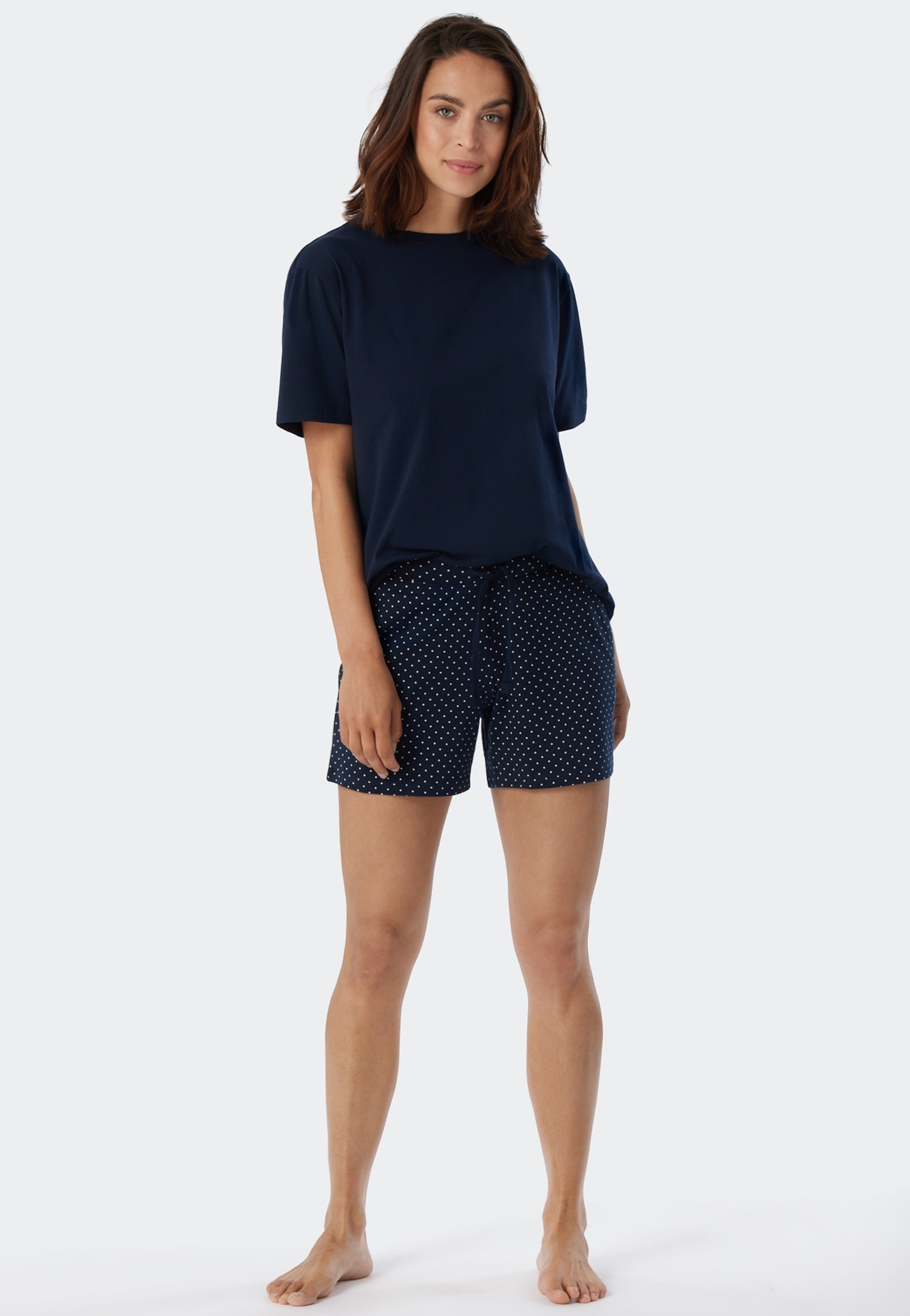 Schiesser Shorts »Mix + Relax«, seitliche Taschen, Single Jersey, bequem, lockerer Schnitt
