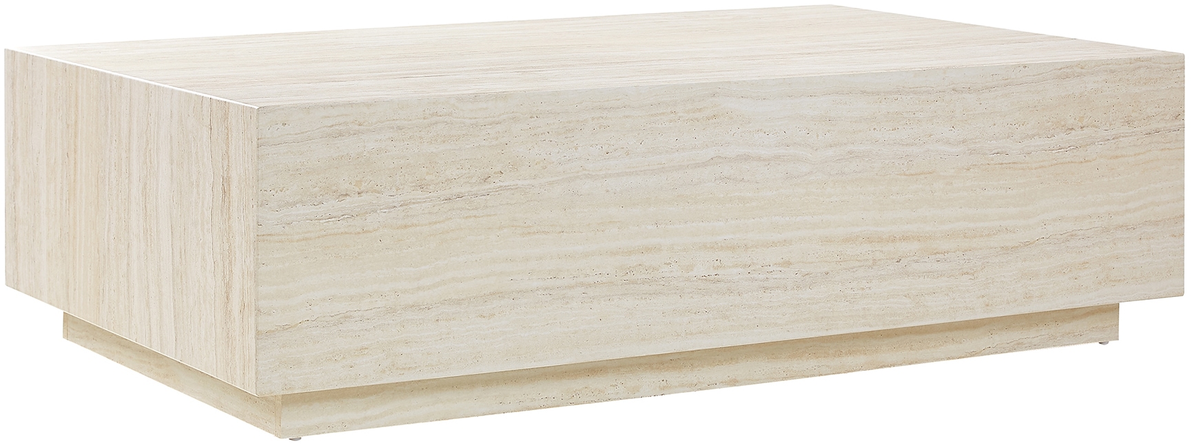 SalesFever Couchtisch »Almeria Beistelltisch B/T 120/75 cm«, rechteckig 120x75 cm, in Marmoroptik foliert