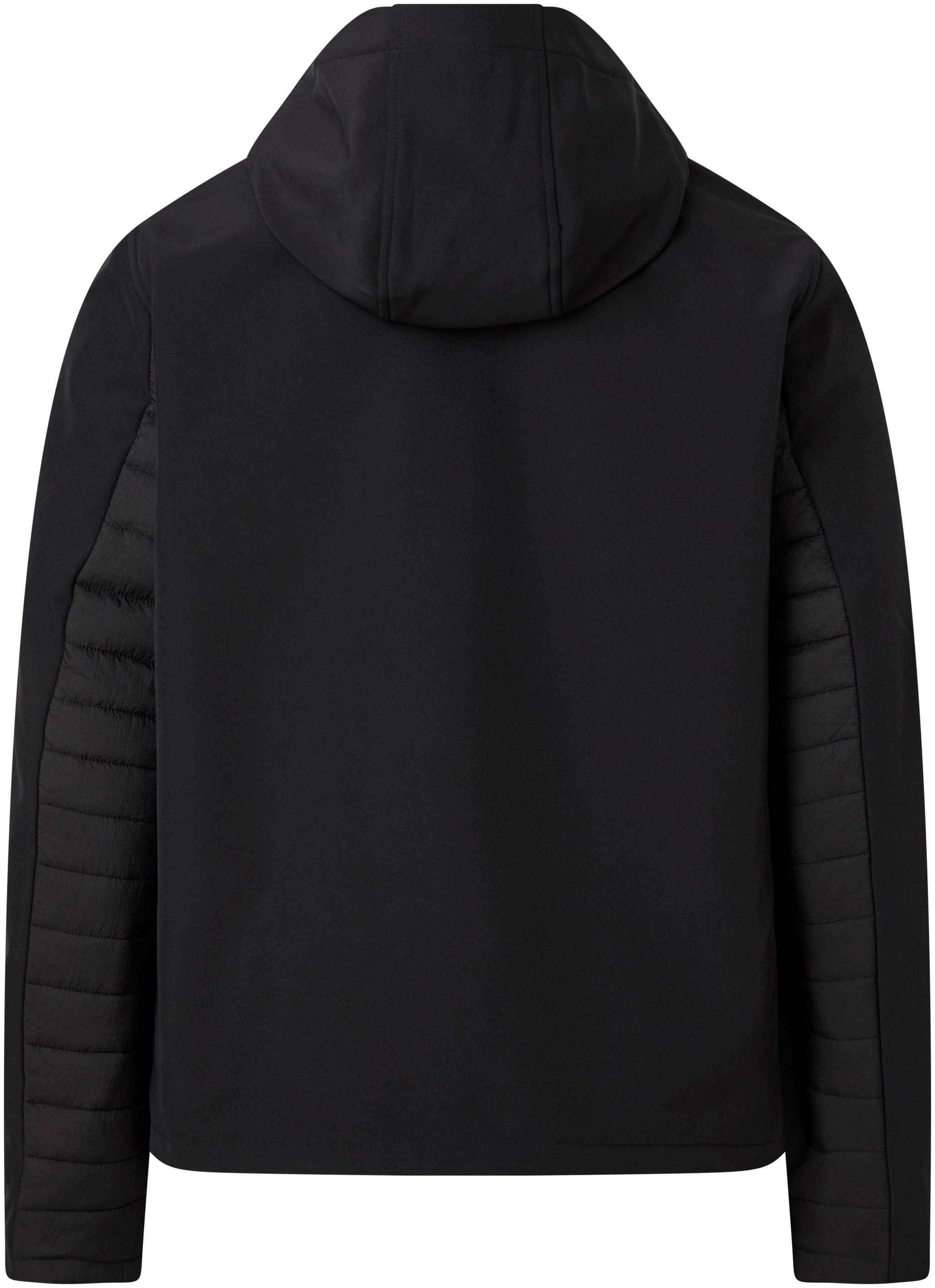 Calvin Klein Big&Tall Outdoorjacke »BT_QUILTED MIX MEDIA JACKET HOOD«, mit Kapuze