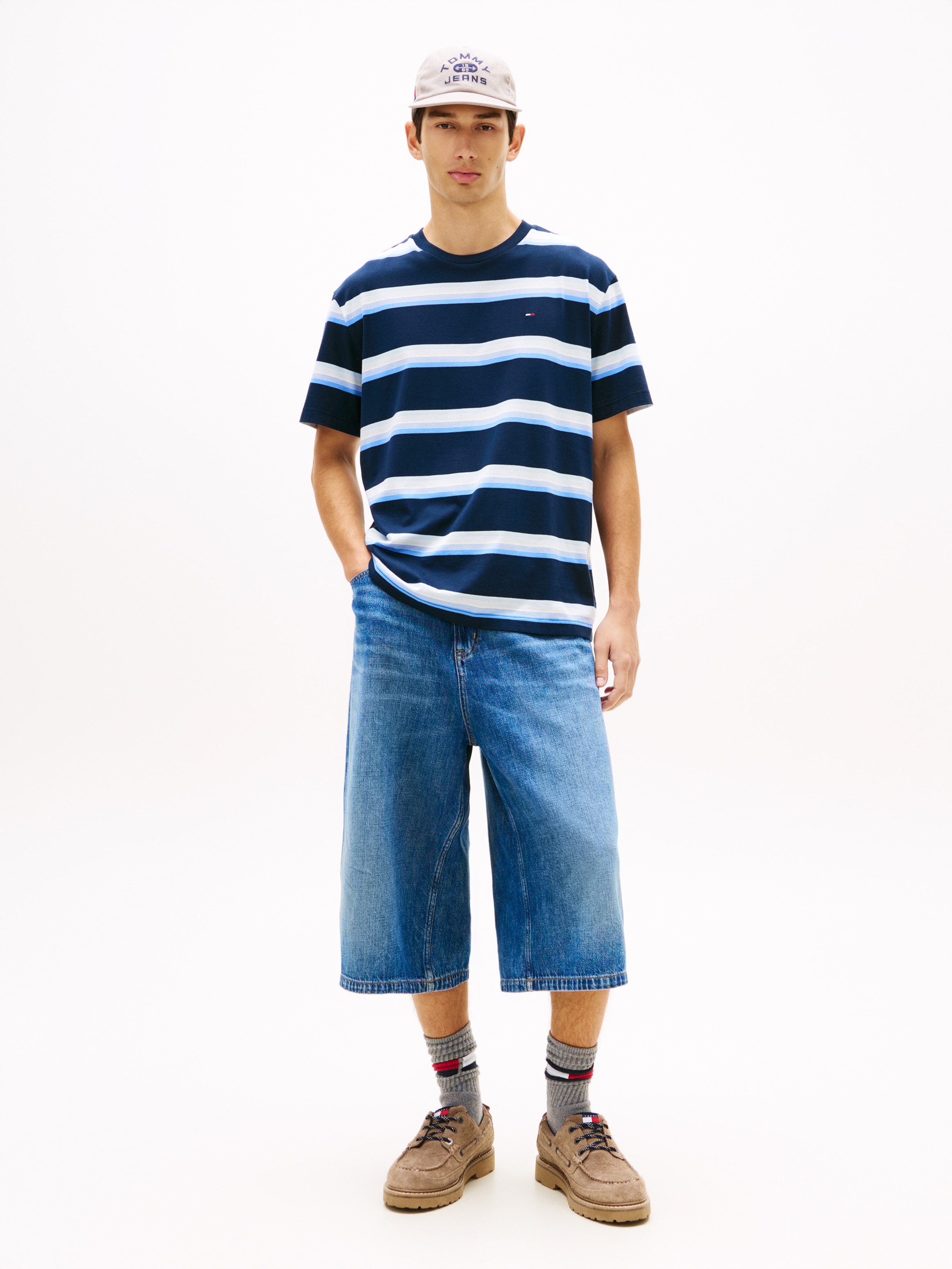 Tommy Jeans T-Shirt »RELAXED STRIPE« Relaxed fit mit Streifenmuster