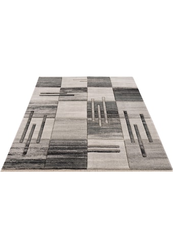 Teppich »Beliz«, rechteckig, mit Konturenschnitt, Kurzflor, 3D-Design, Wohnzimmer